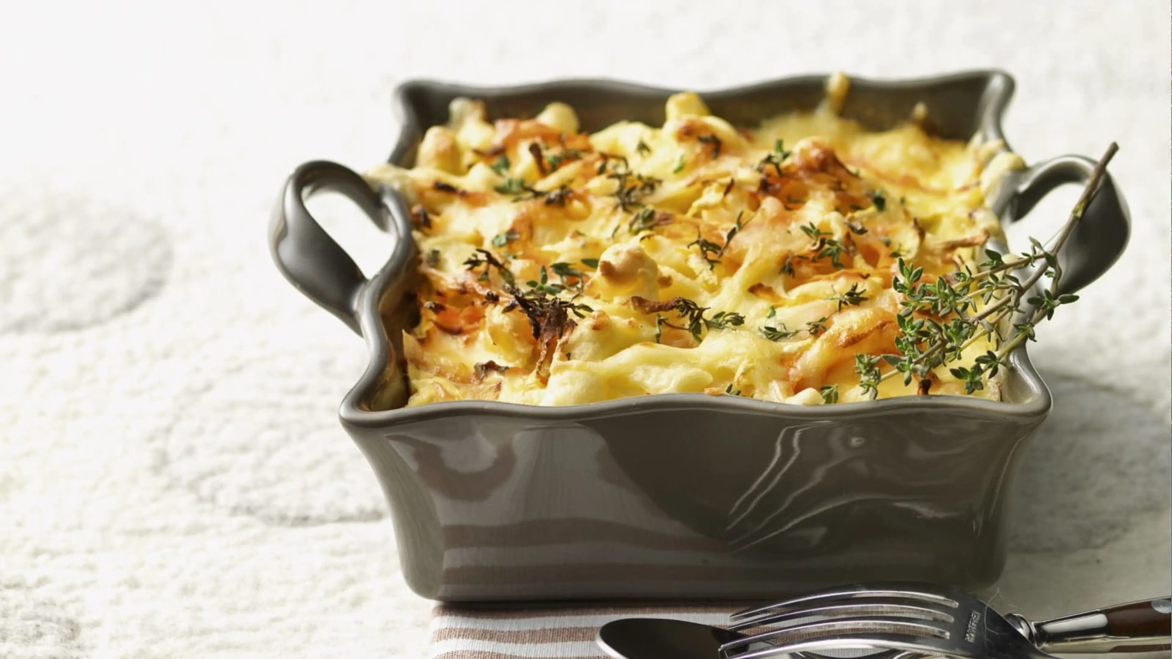 Spätzli-Gemüse-Gratin