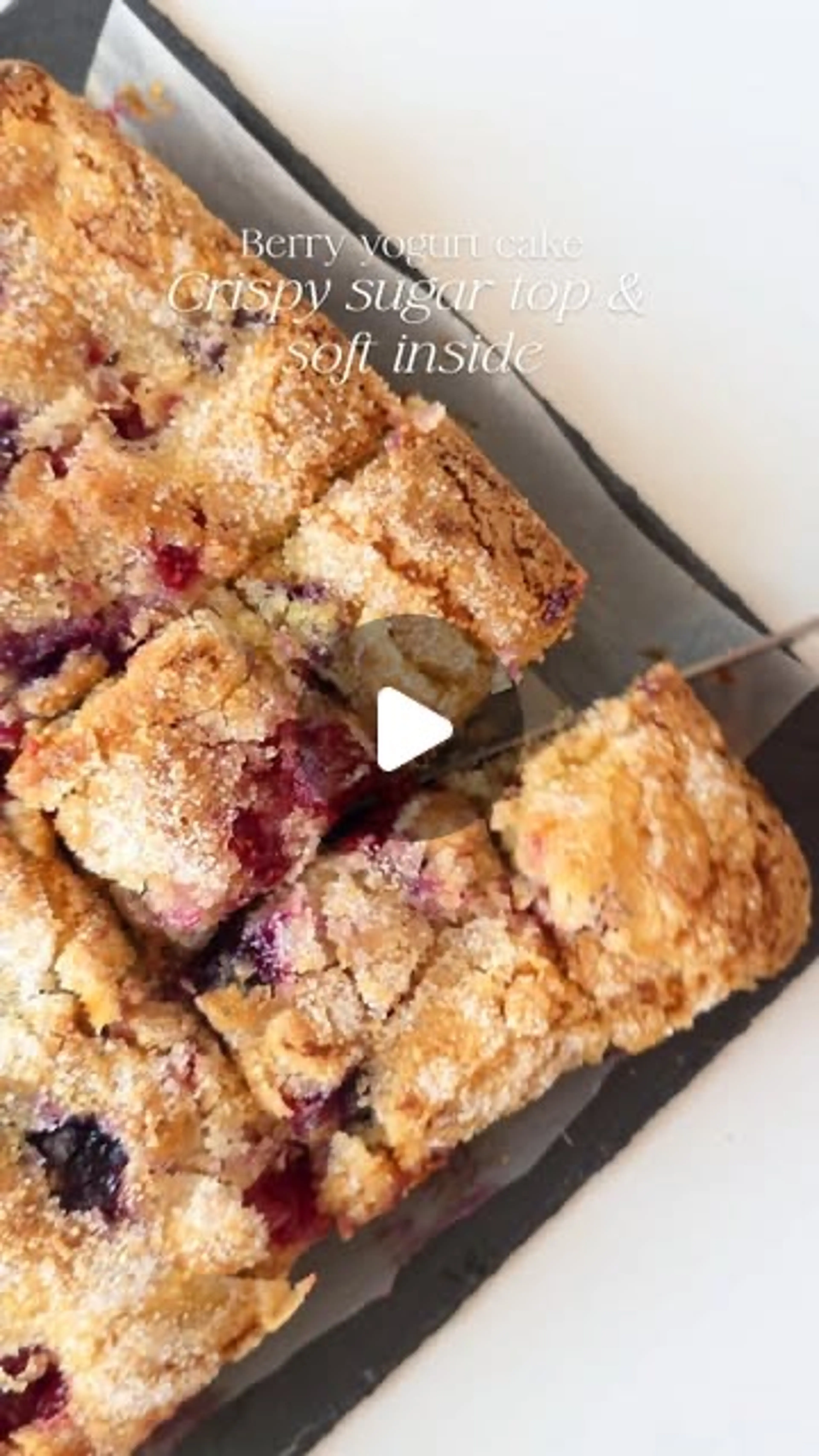 Berry Yogurt Cake