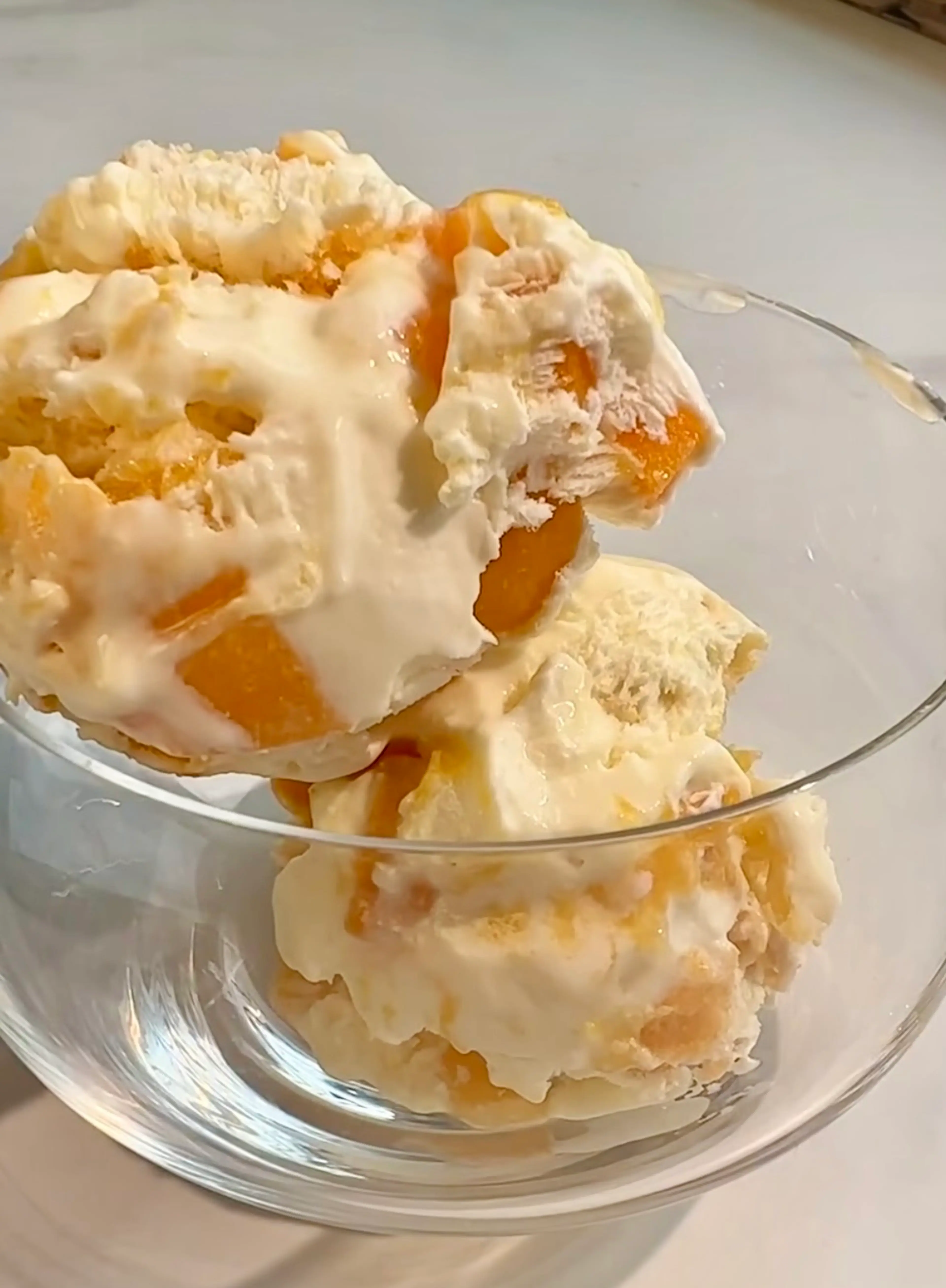 Love at First Peach Ice Cream