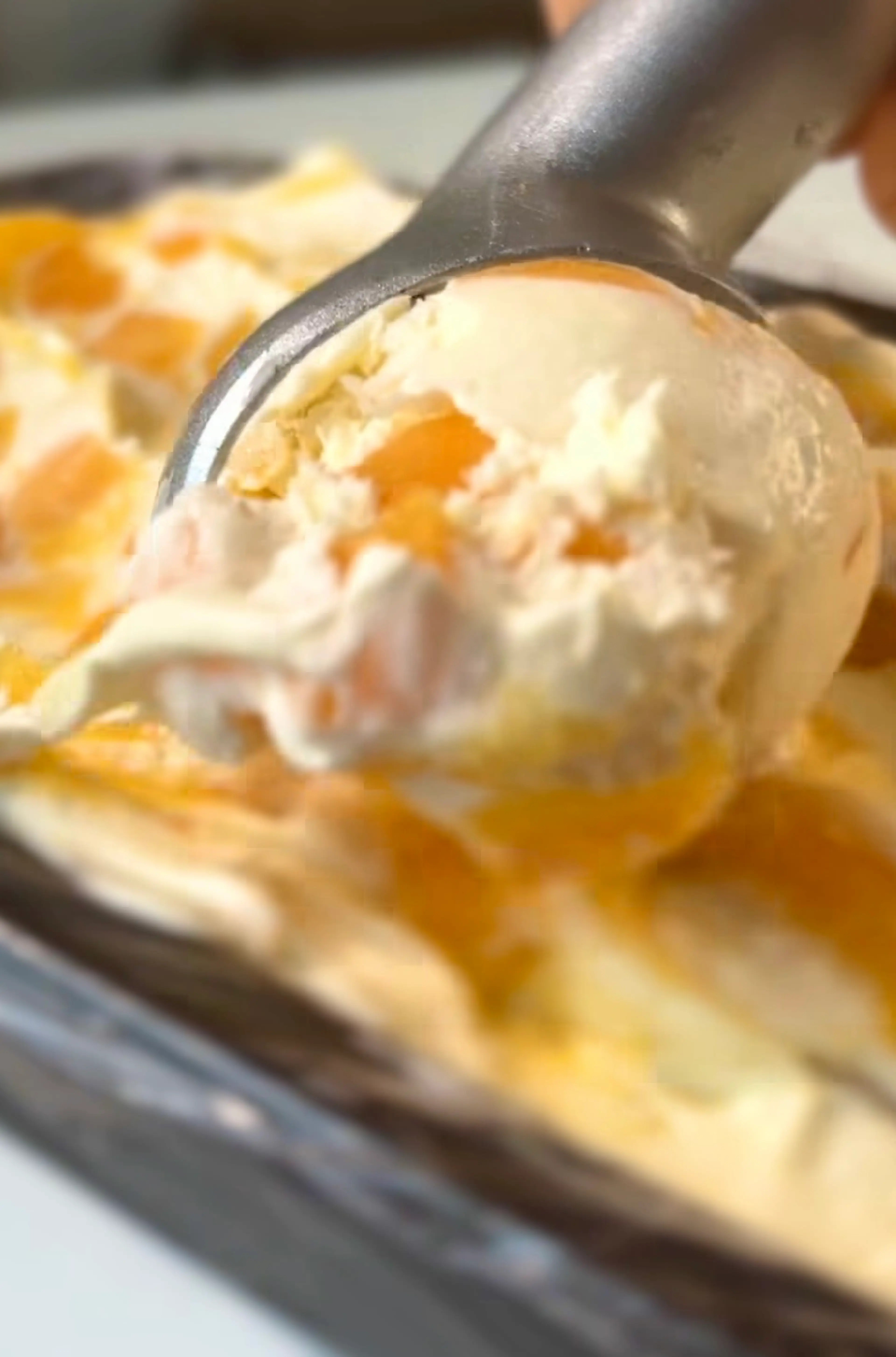 Love at First Peach Ice Cream