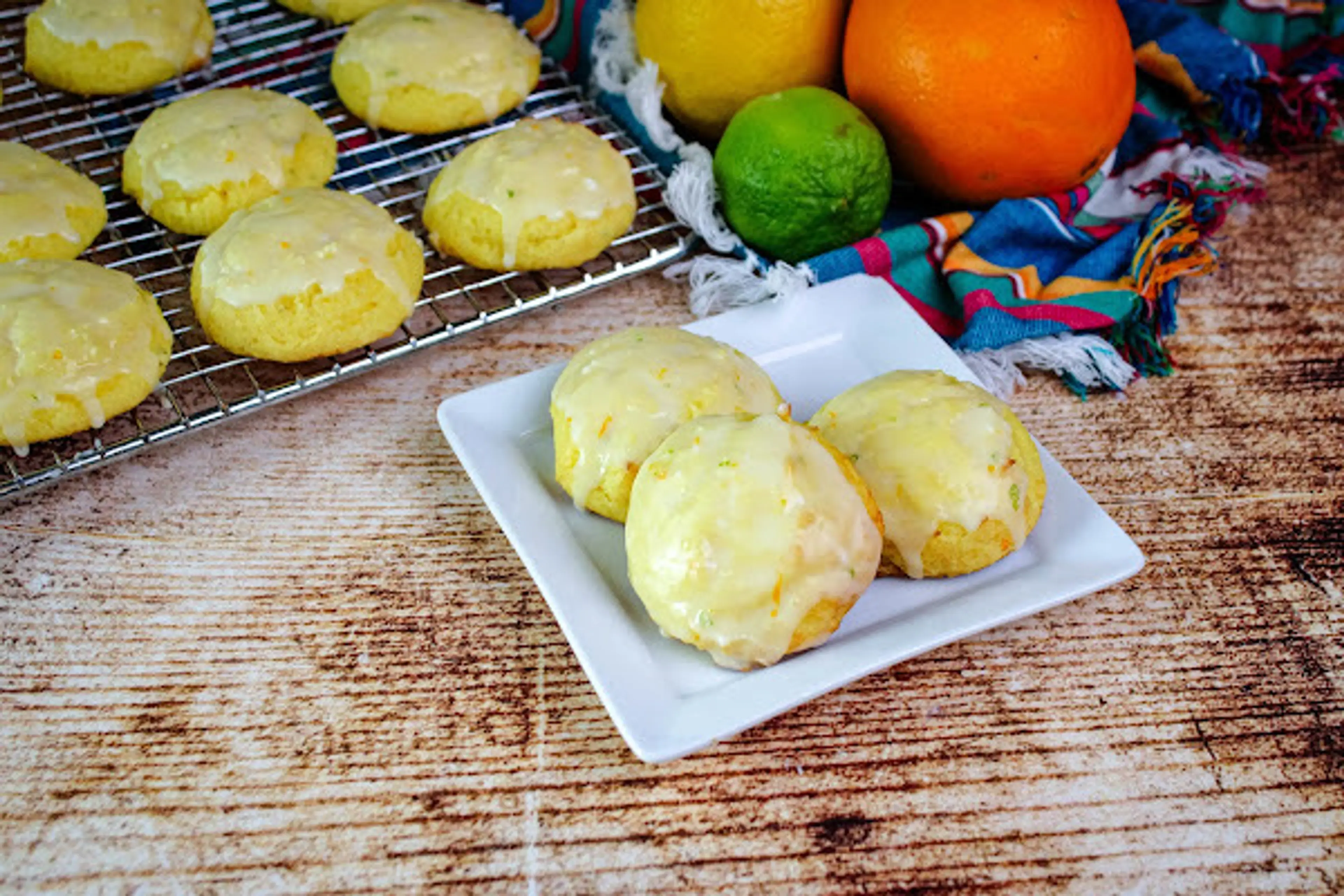 Jayde's Citrus Ricotta Cookies w/citrus glaze