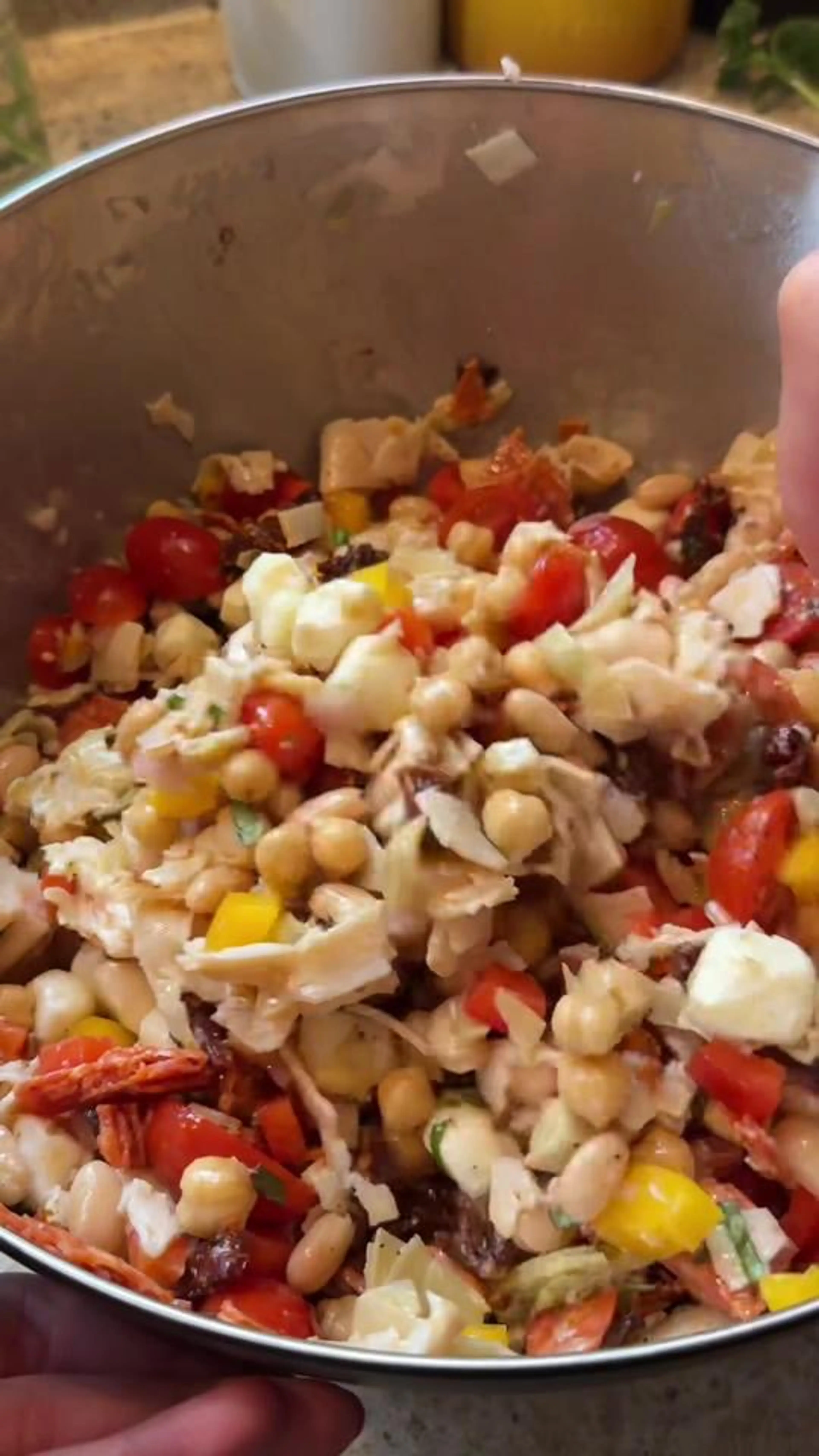 Italian Grinder Dense Bean Salad