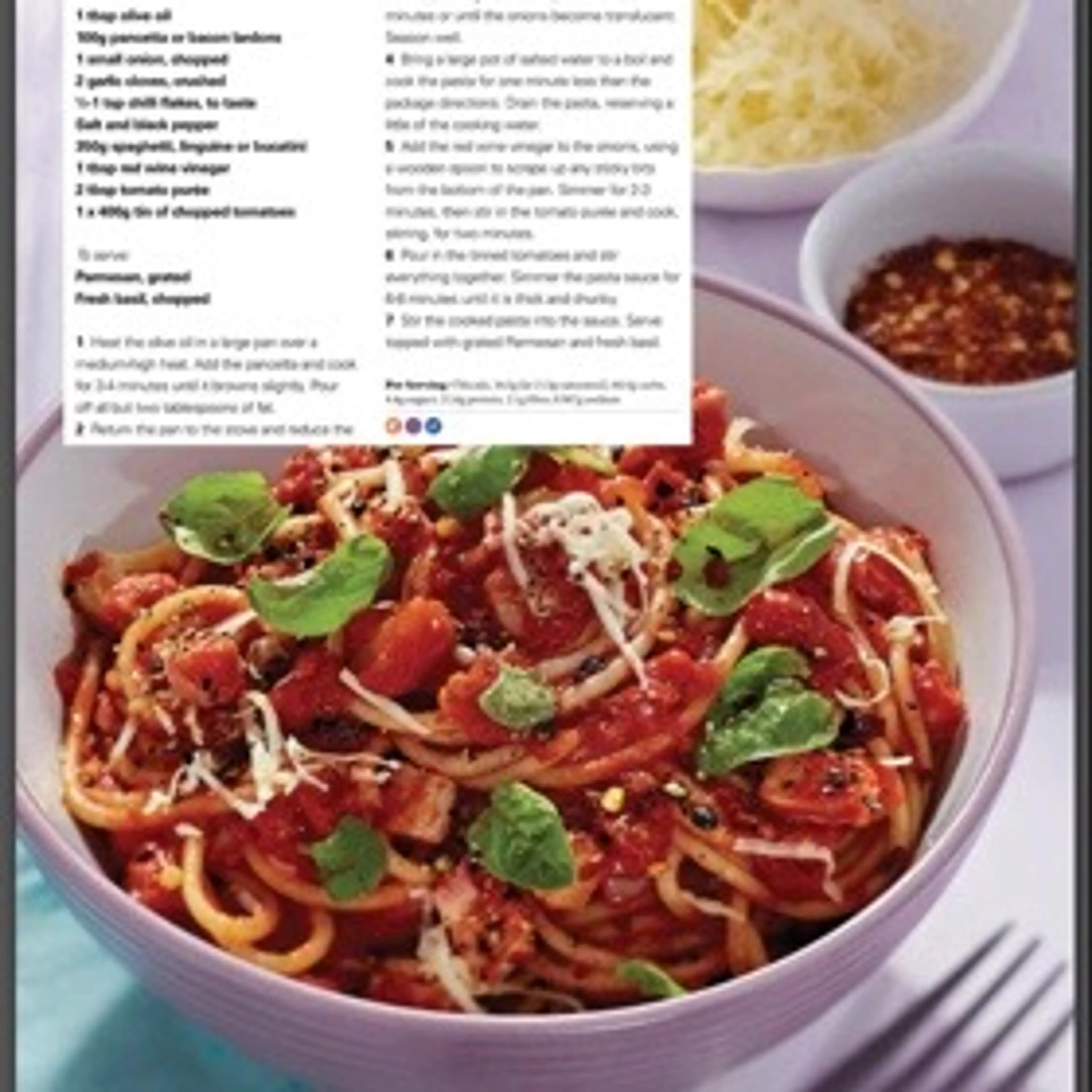 Pasta all'amatriciana