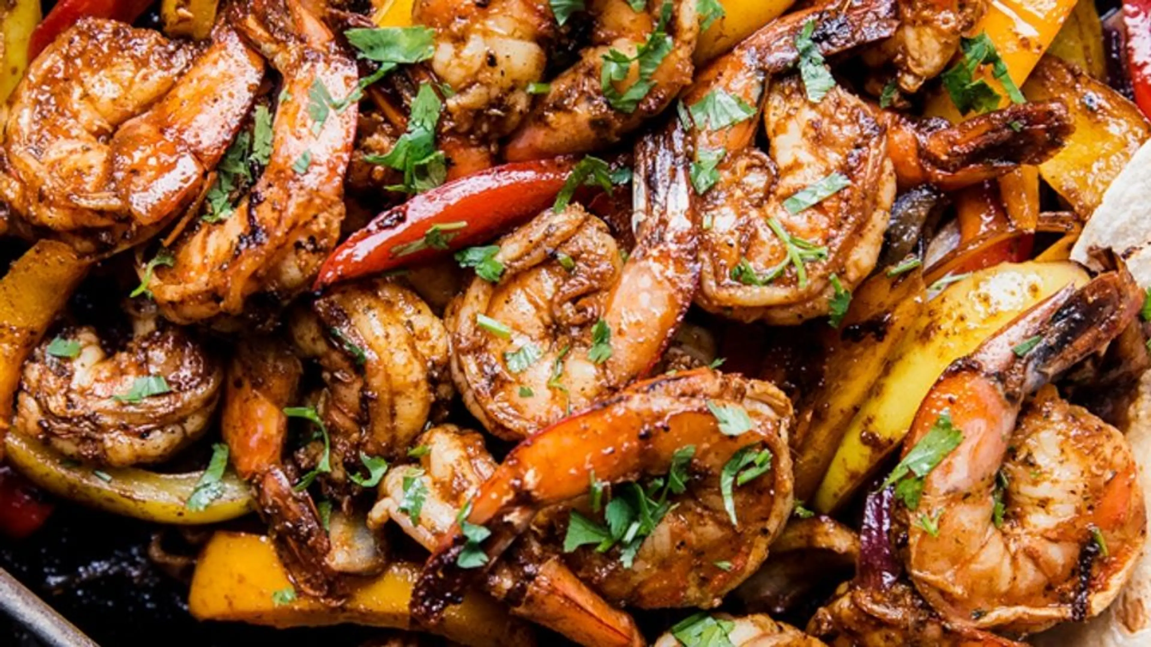 Shrimp Fajitas