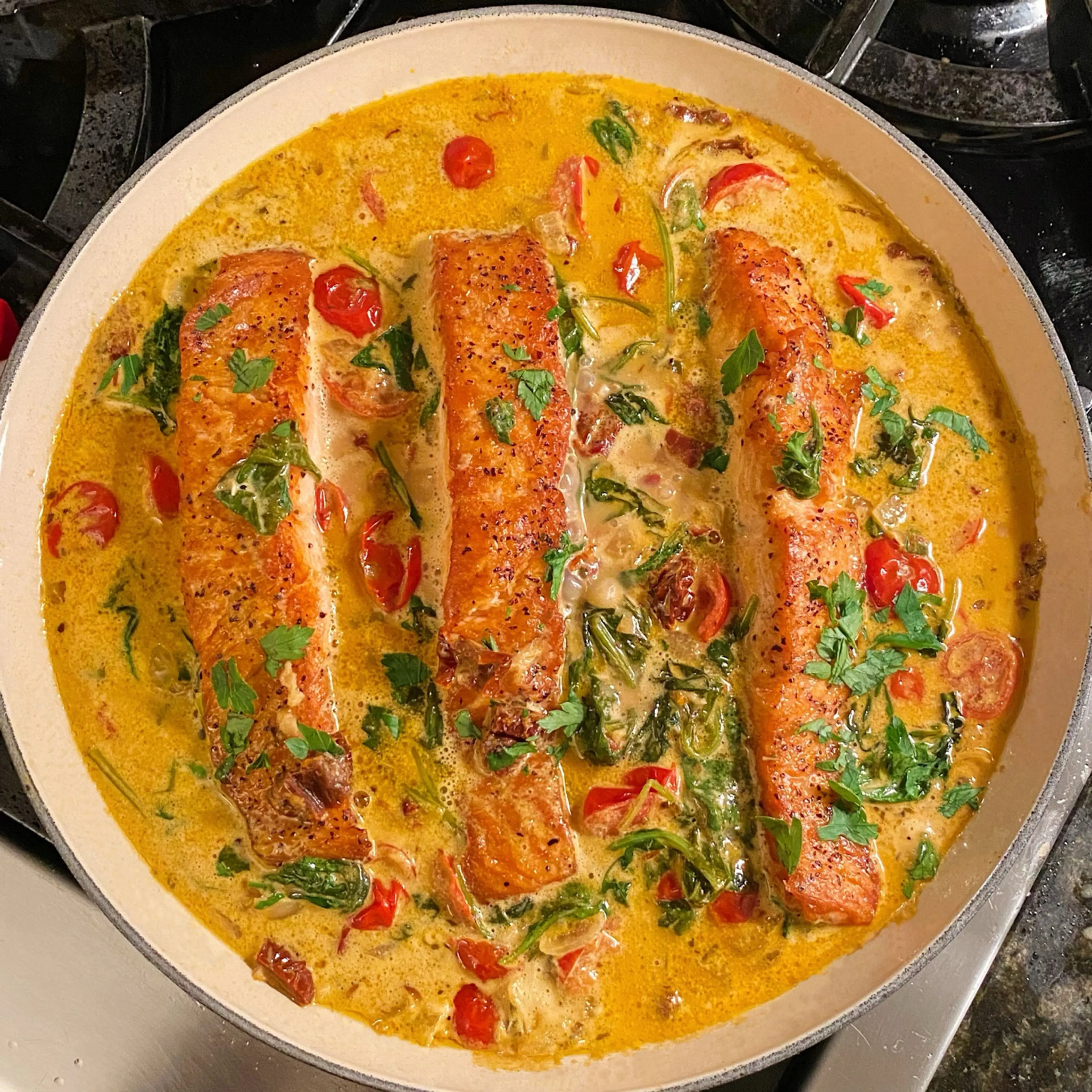 Creamy Tuscan Salmon