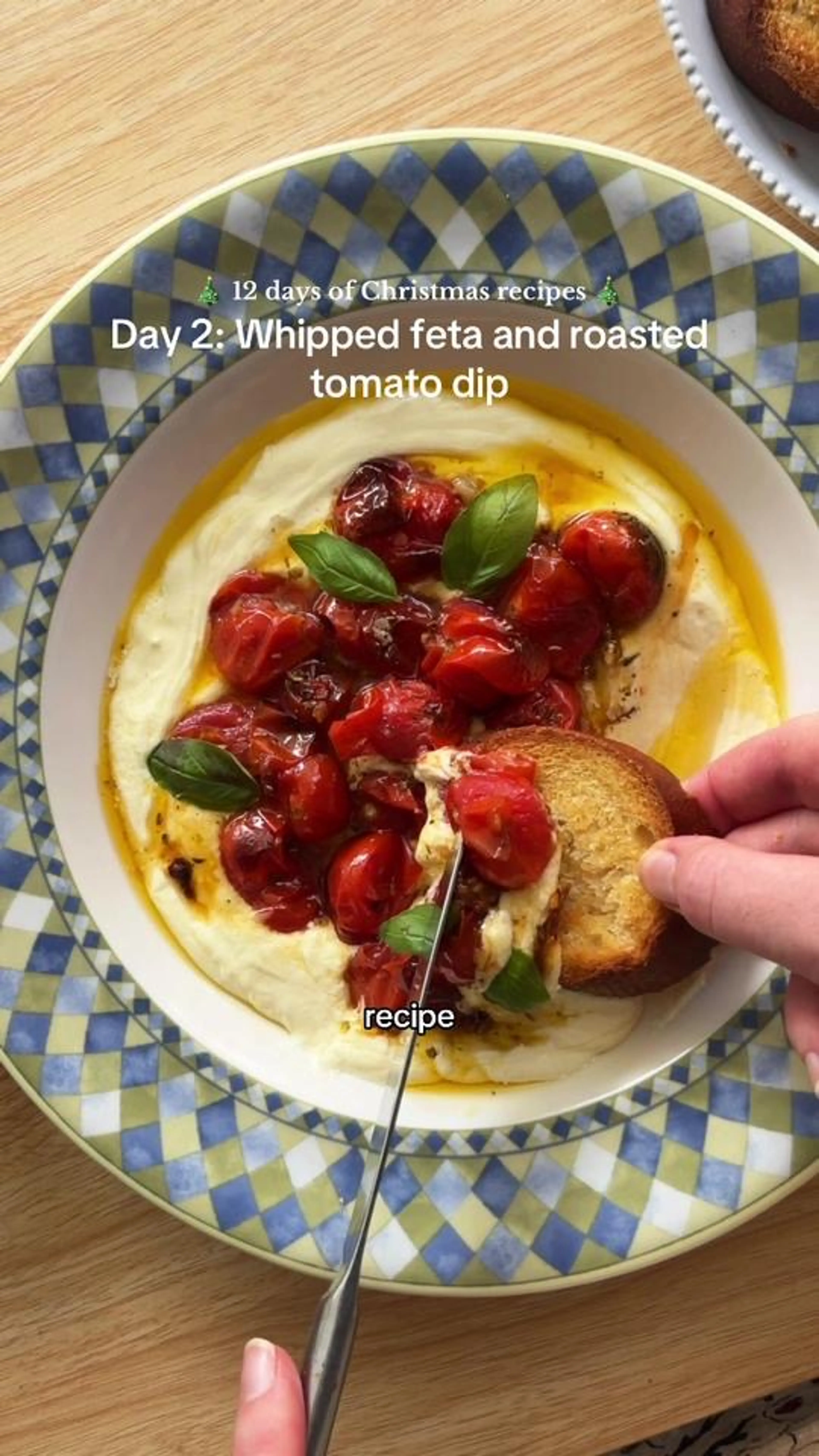 Whipped Feta With Roasted Tomatos