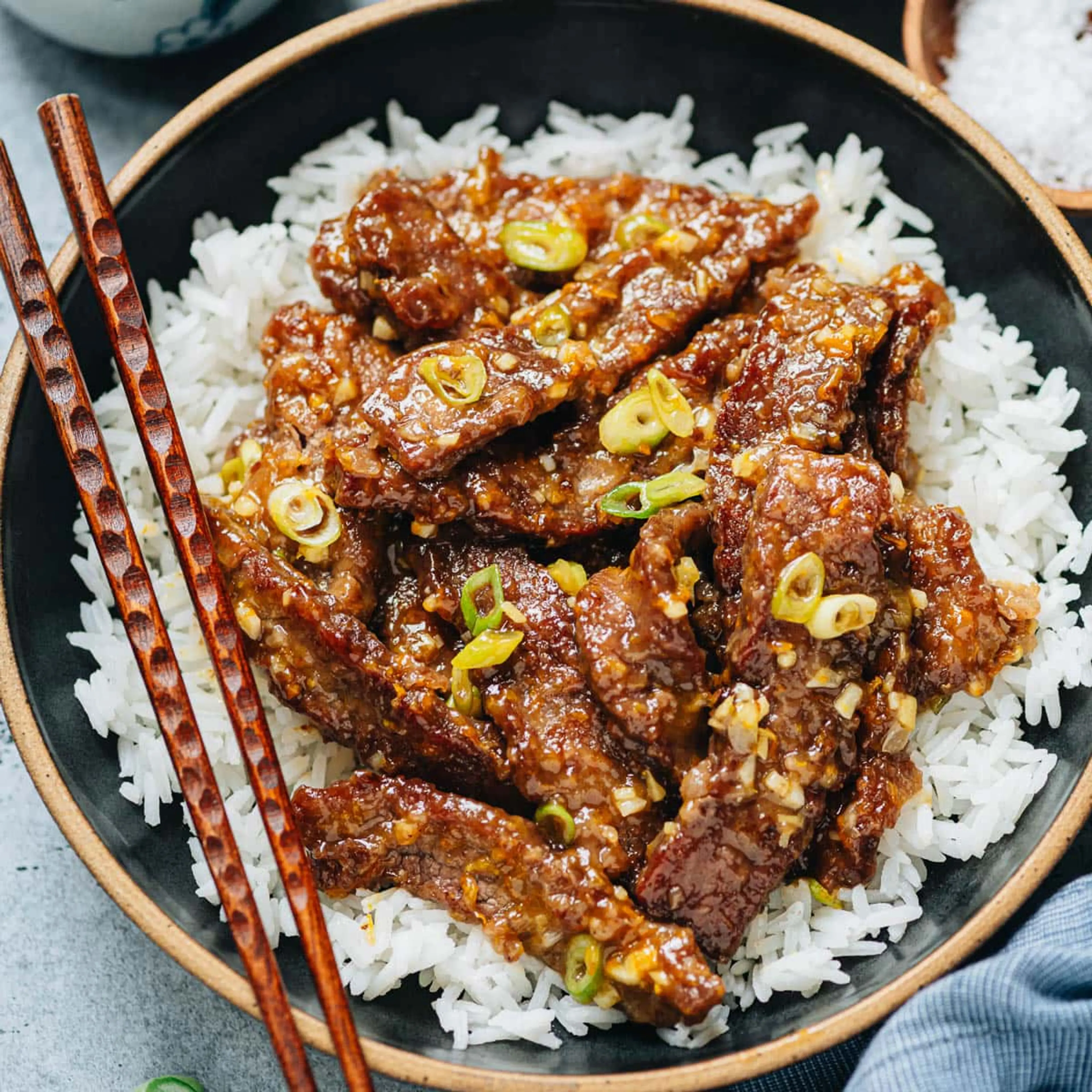 Orange Beef (Crispy Beef without Deep-Frying)