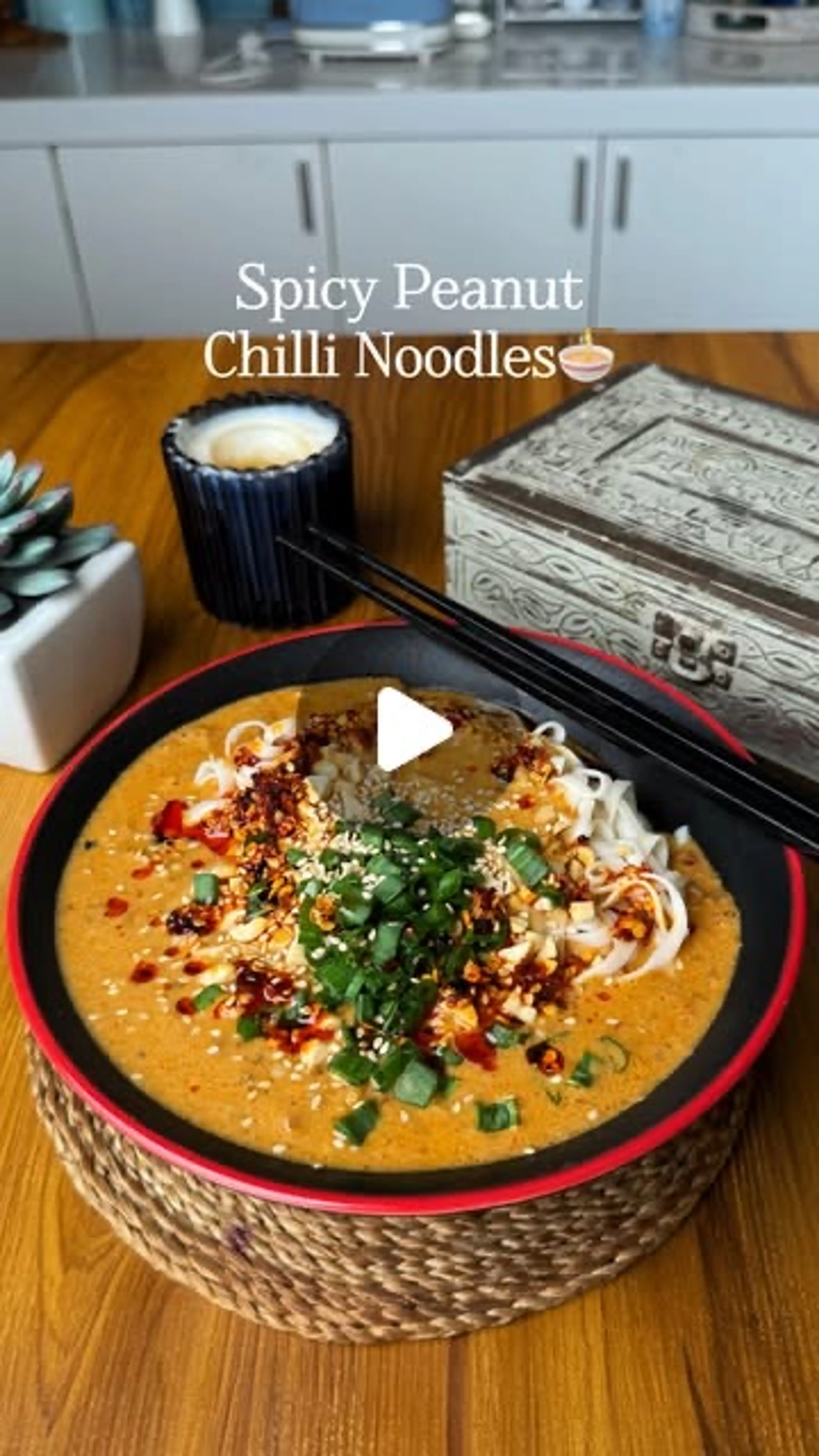 Spicy Peanut Coconut Noodles