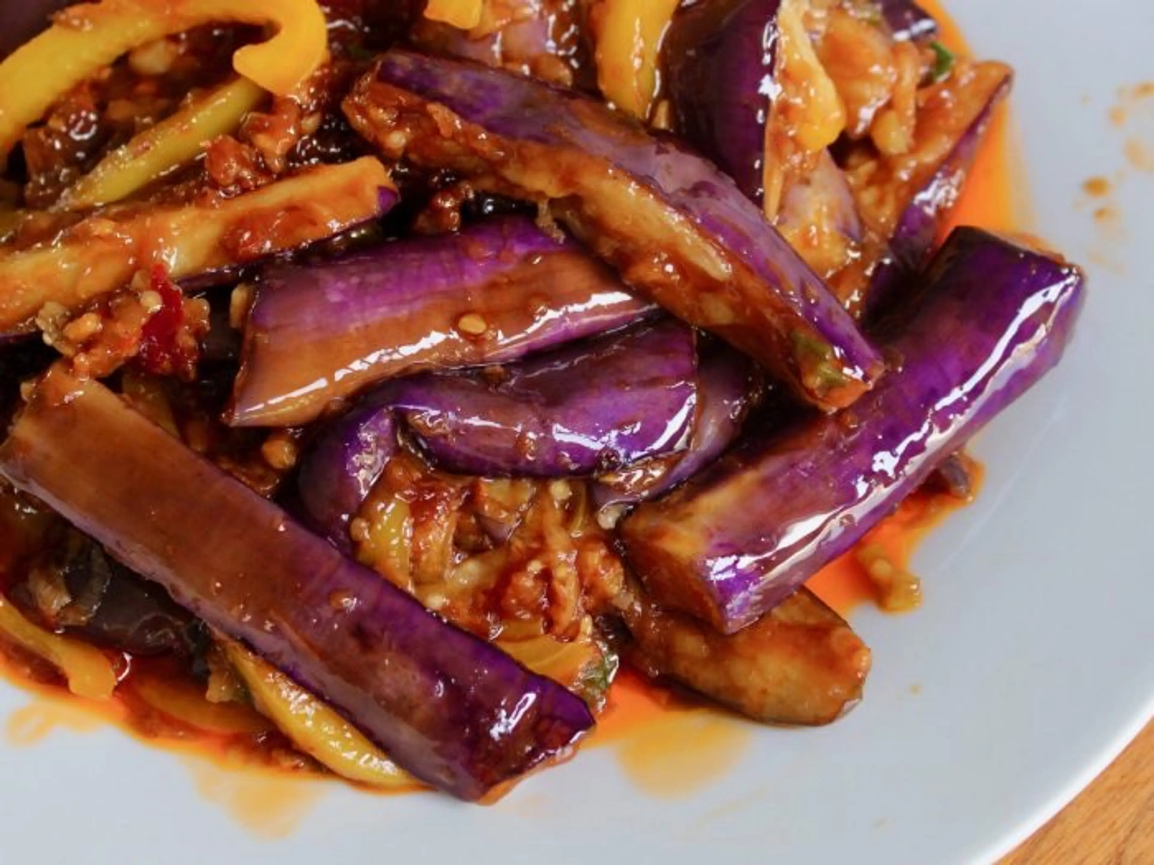 Restaurant style Yu Xiang Eggplant 鱼香茄子