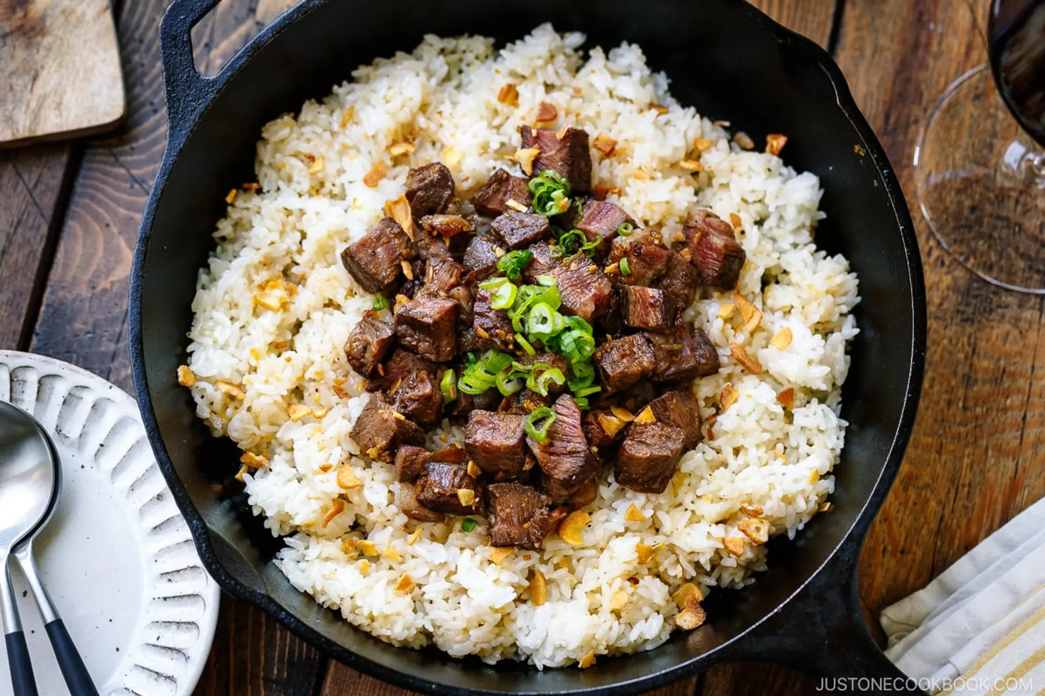 Steak Garlic Rice
