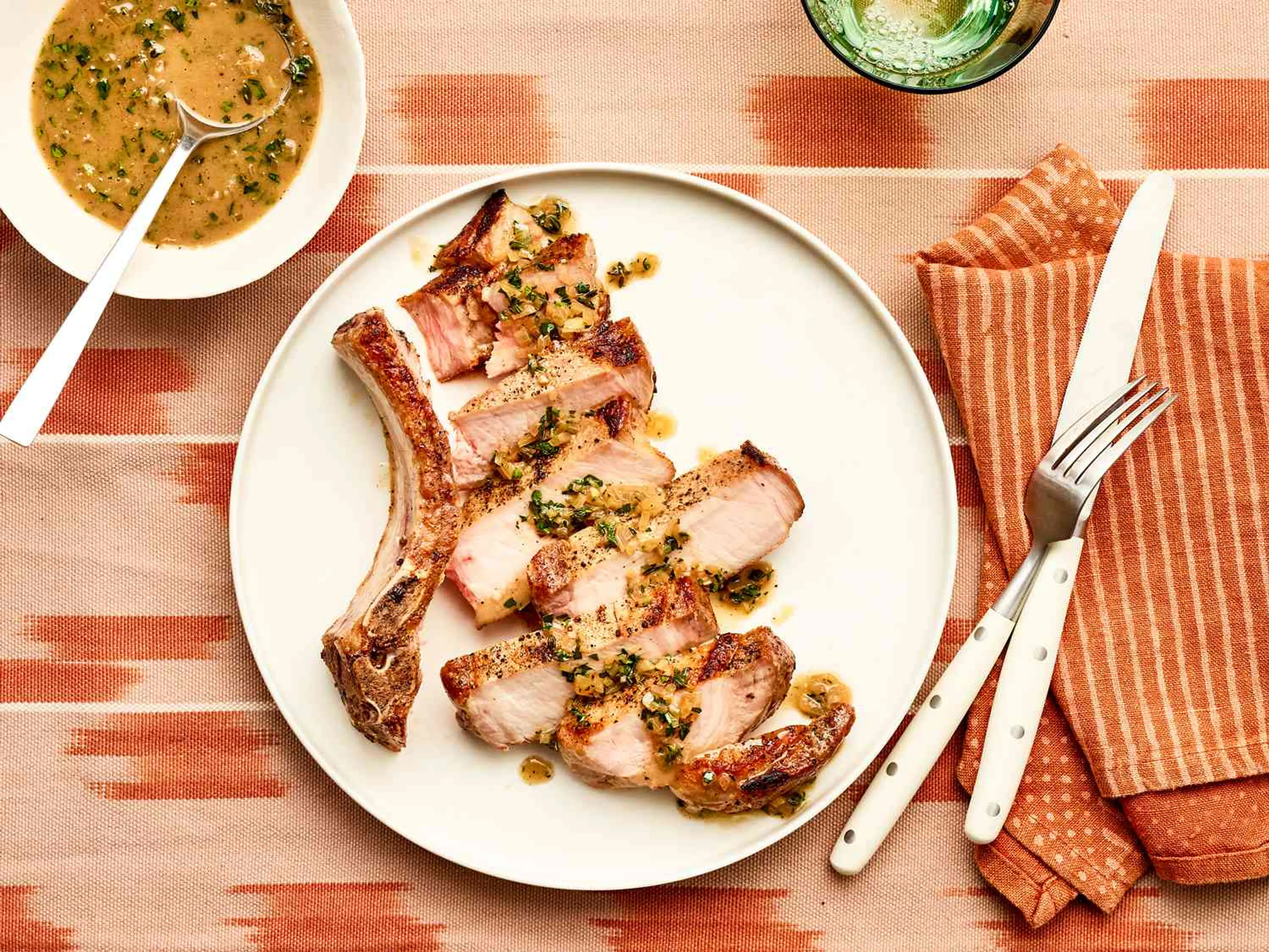 Pork Chops With Apple Cider Pan Sauce Recipe