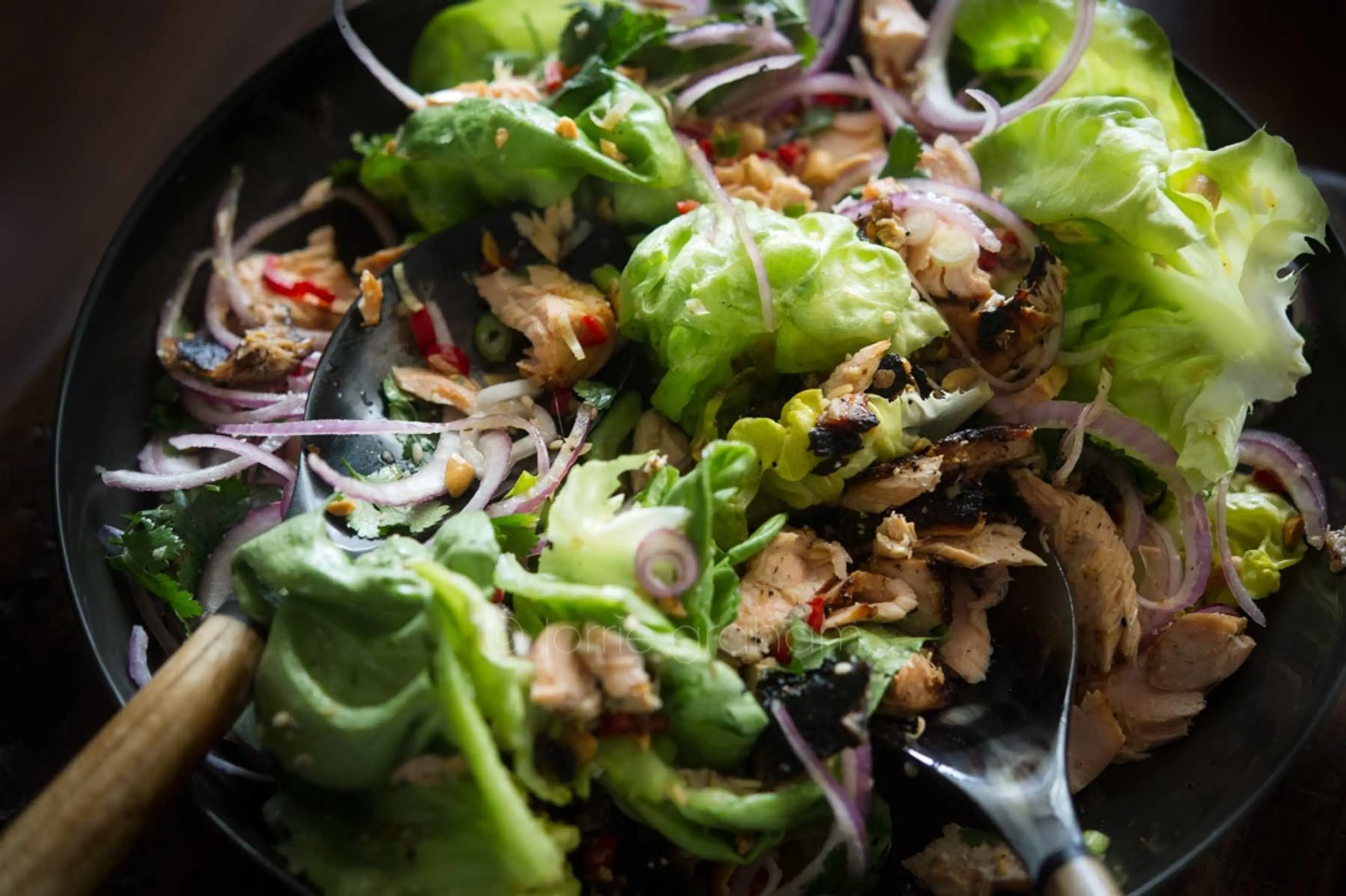 Spicy Salmon Salad