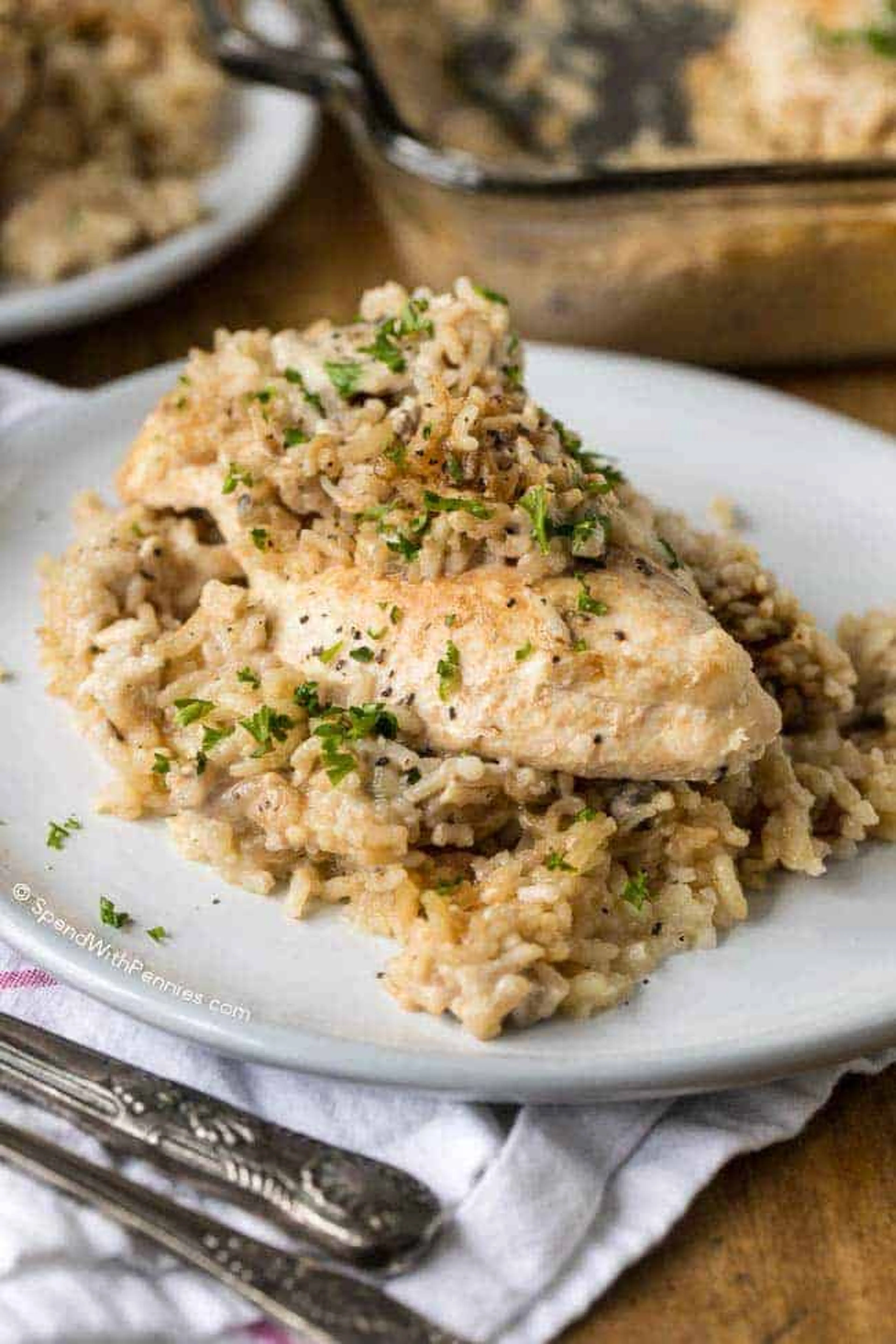 4 Ingredient Chicken & Rice Casserole