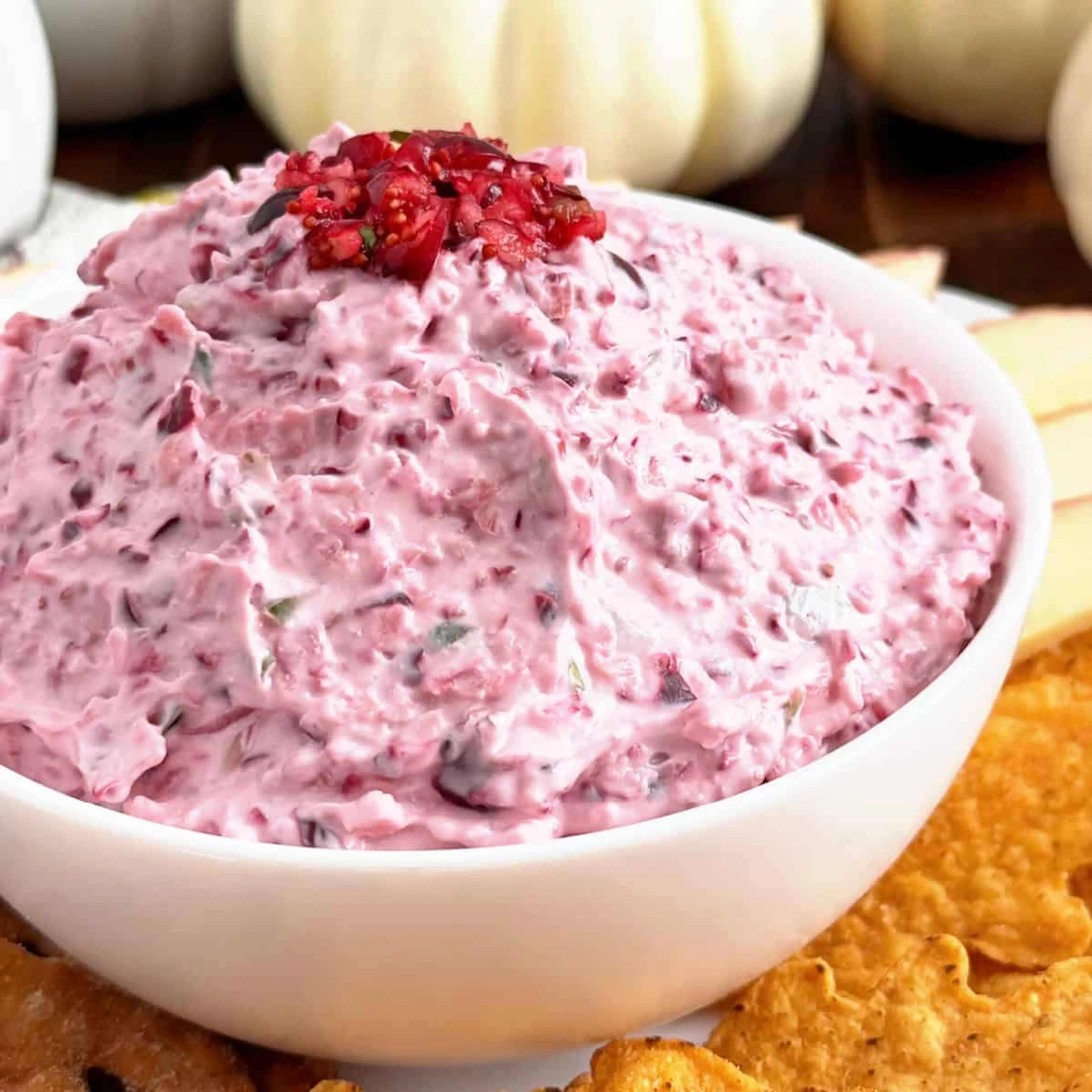 Cranberry Jalapeno Cream Cheese Dip