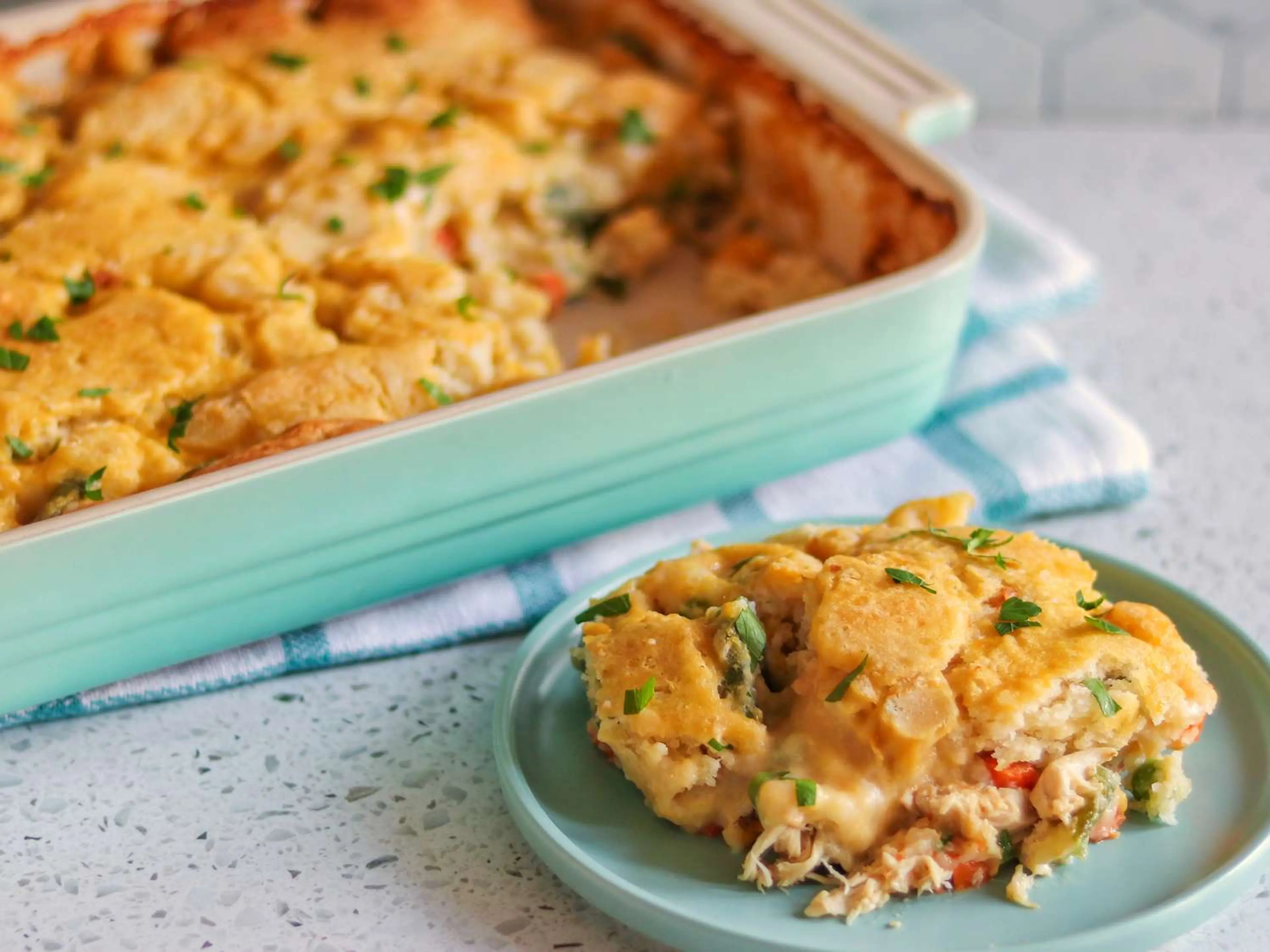 Chicken Cobbler (pot pie)