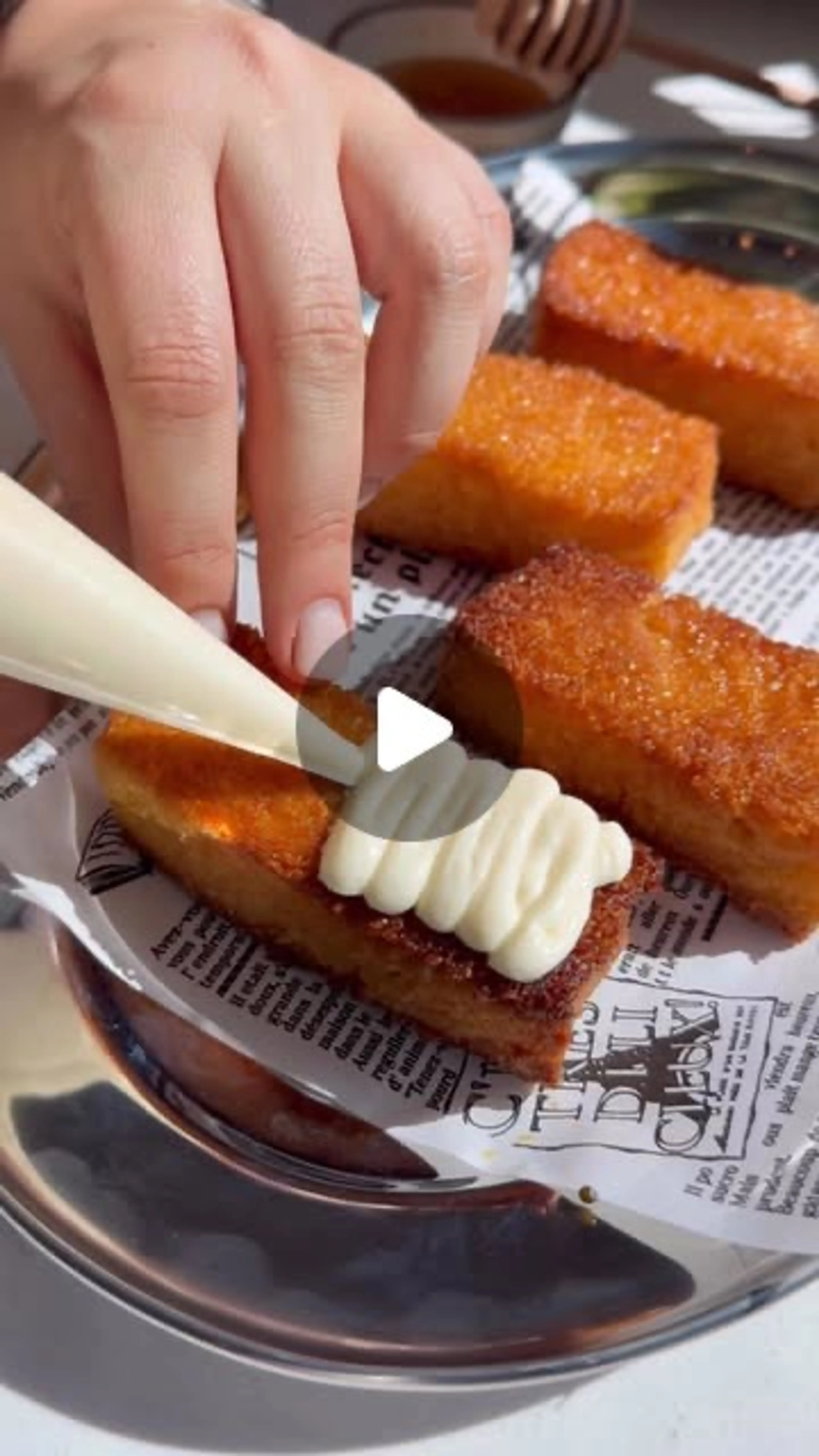 Whipped Brie Honey Butter Toast