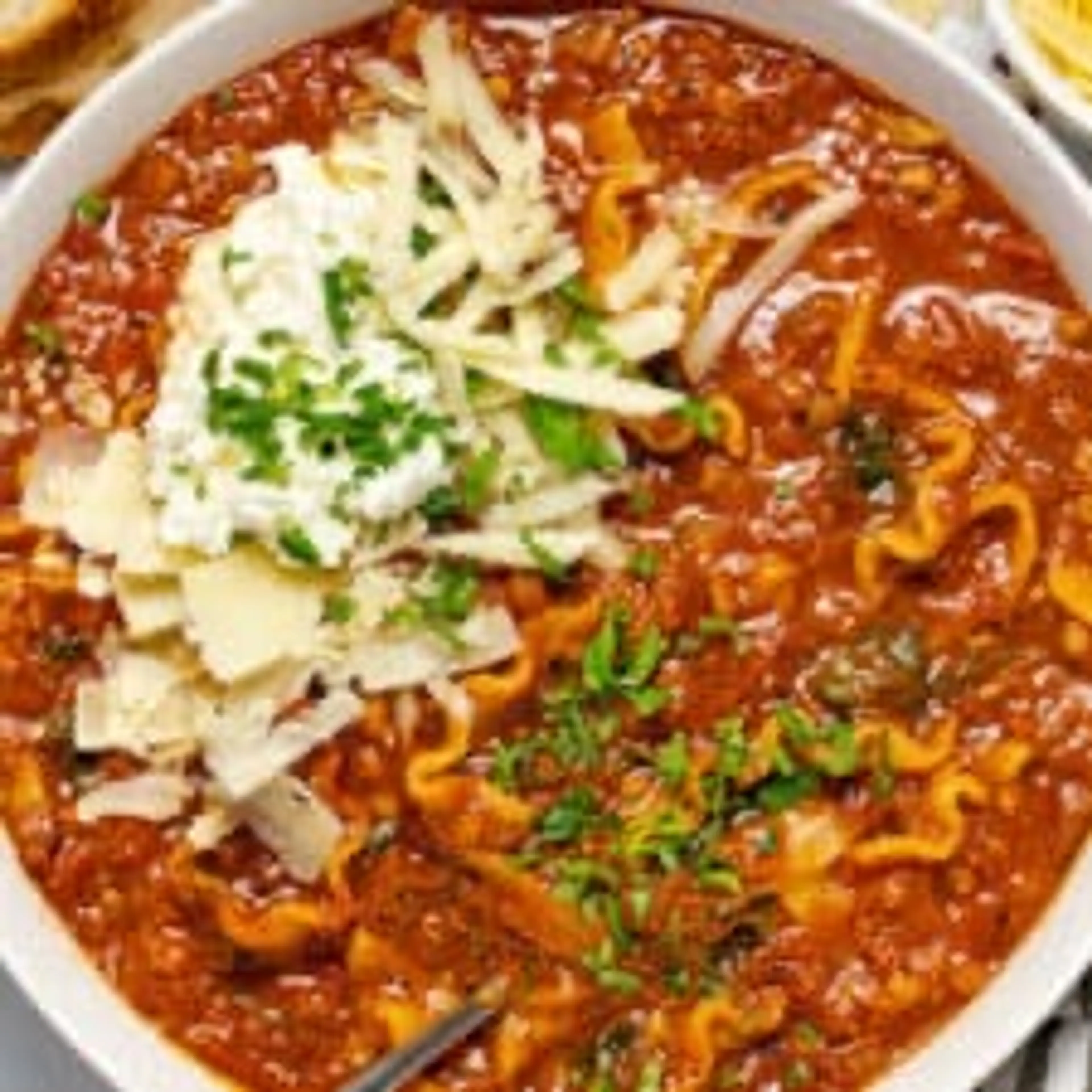 Vegetarian Lasagna Soup