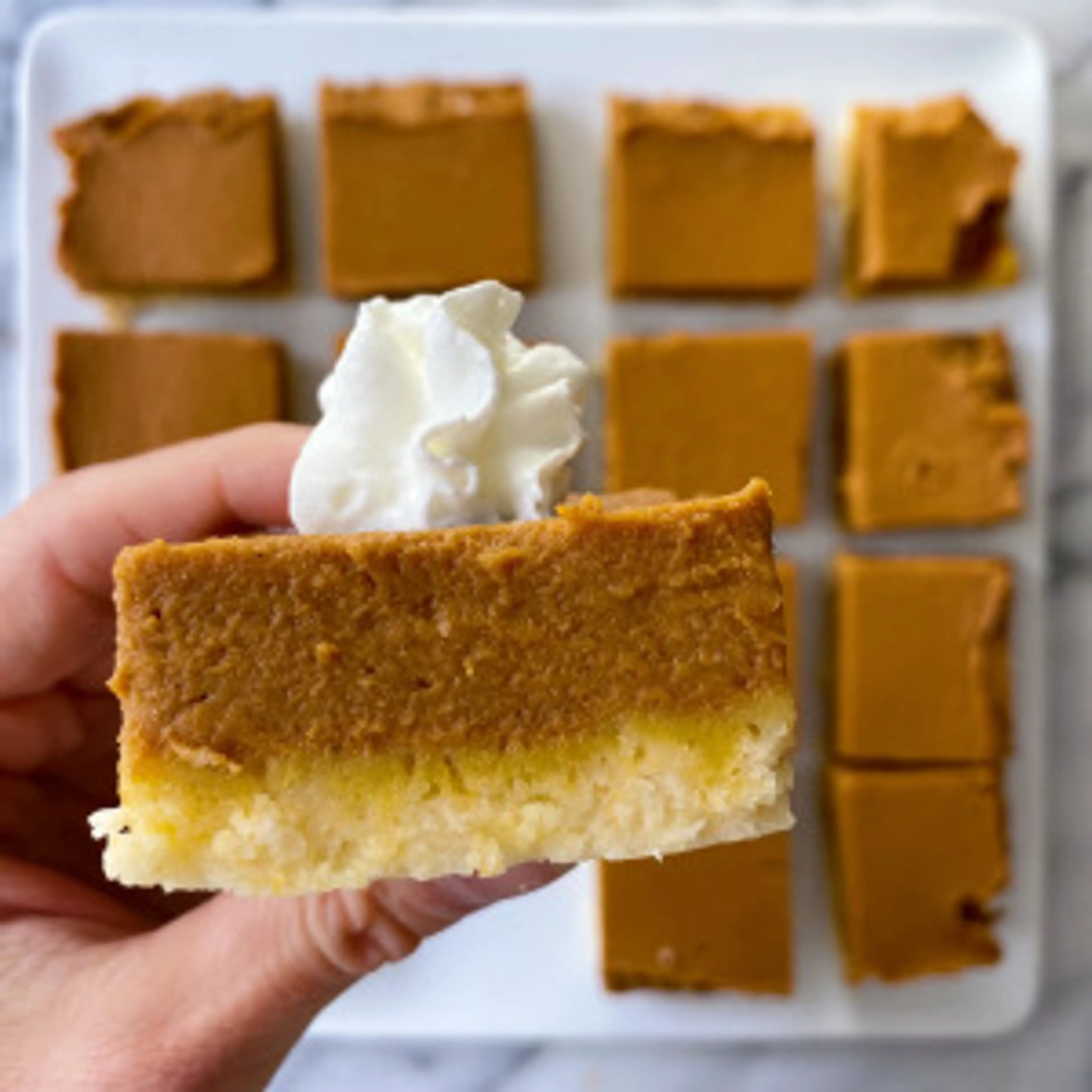 Gluten Free Pumpkin Pie Bars