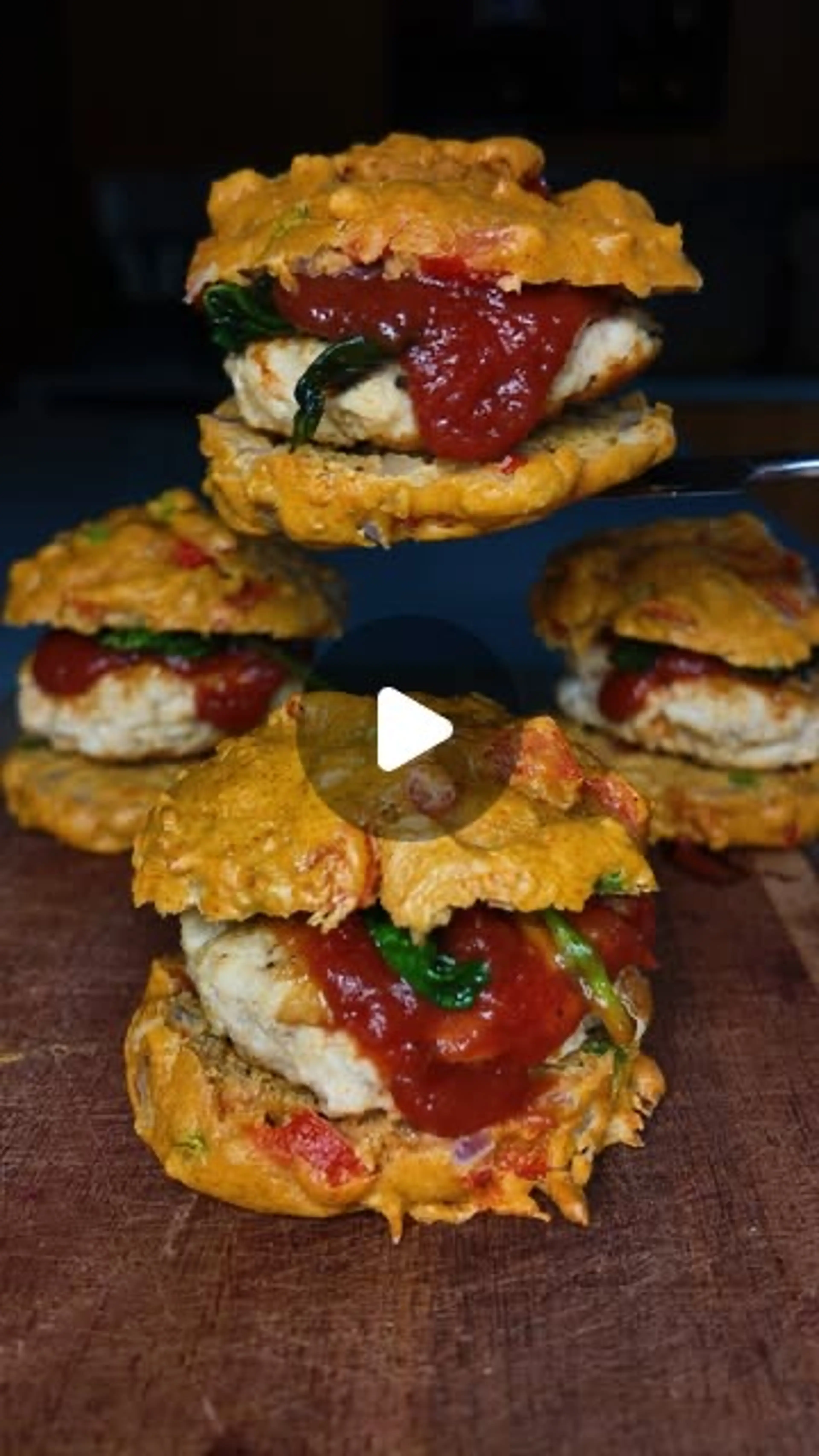 Kickass High Protein Vegetable Biscuits