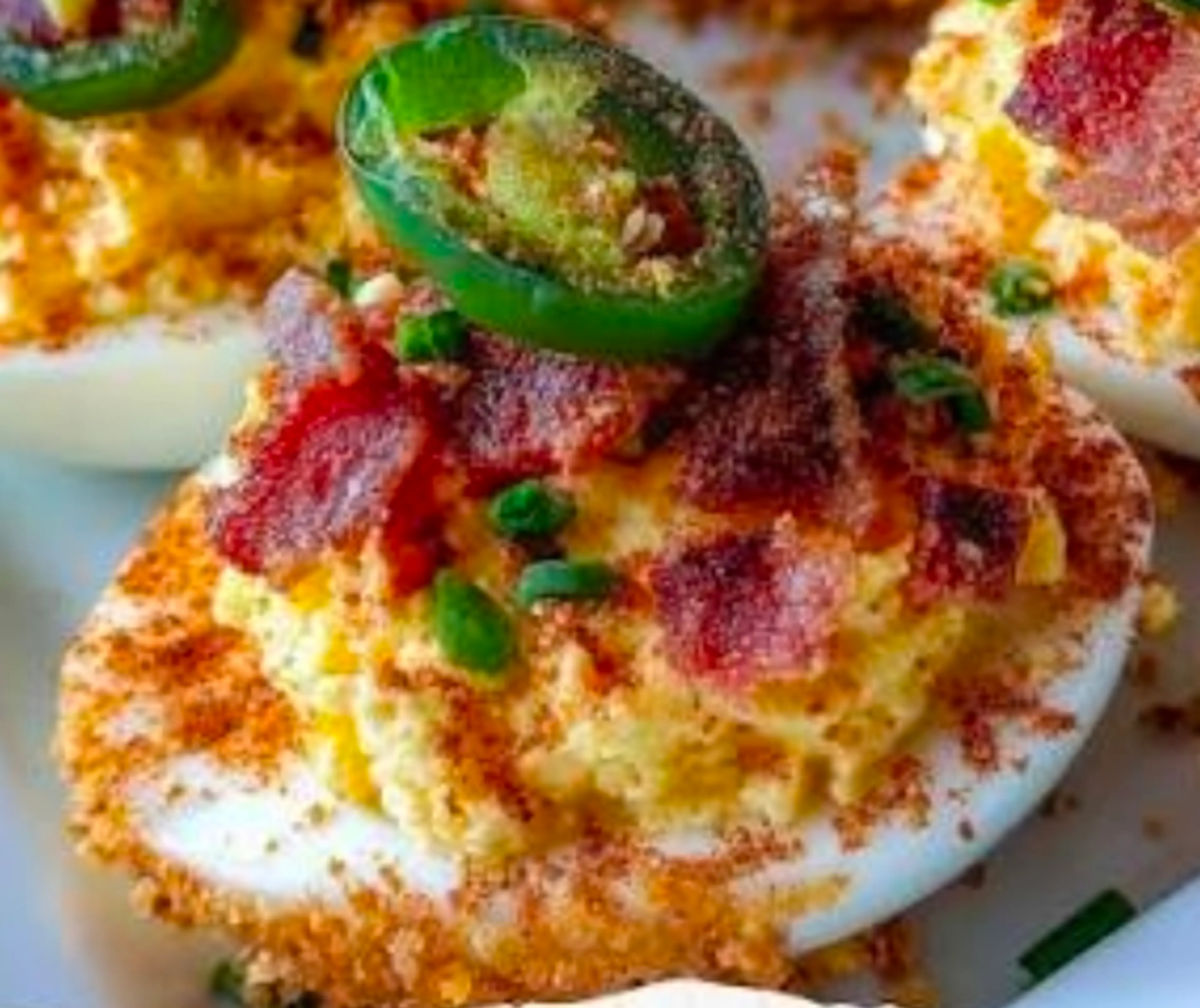 Jalapeño Deviled Eggs