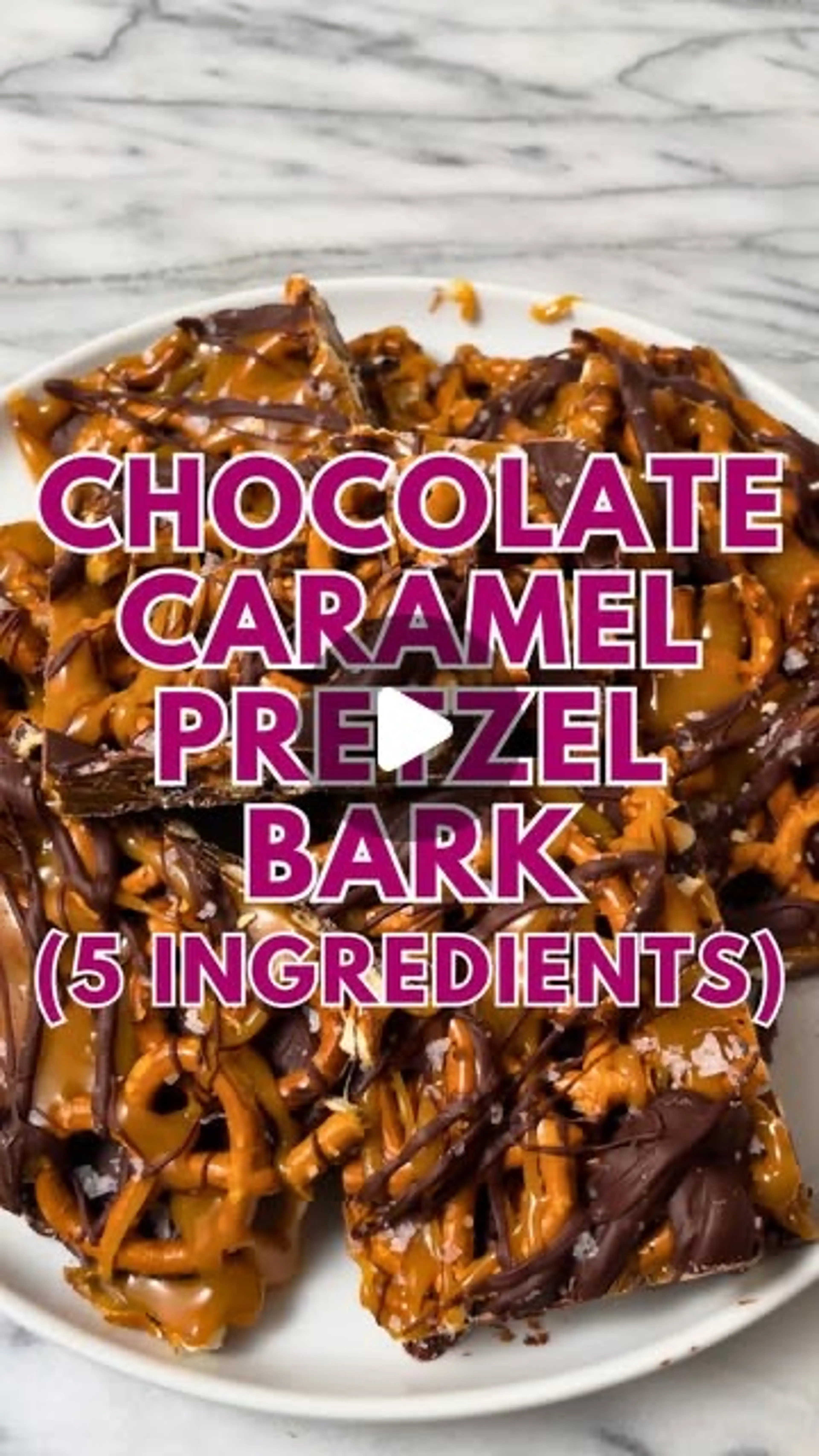 Chocolate Caramel Pretzel Bark