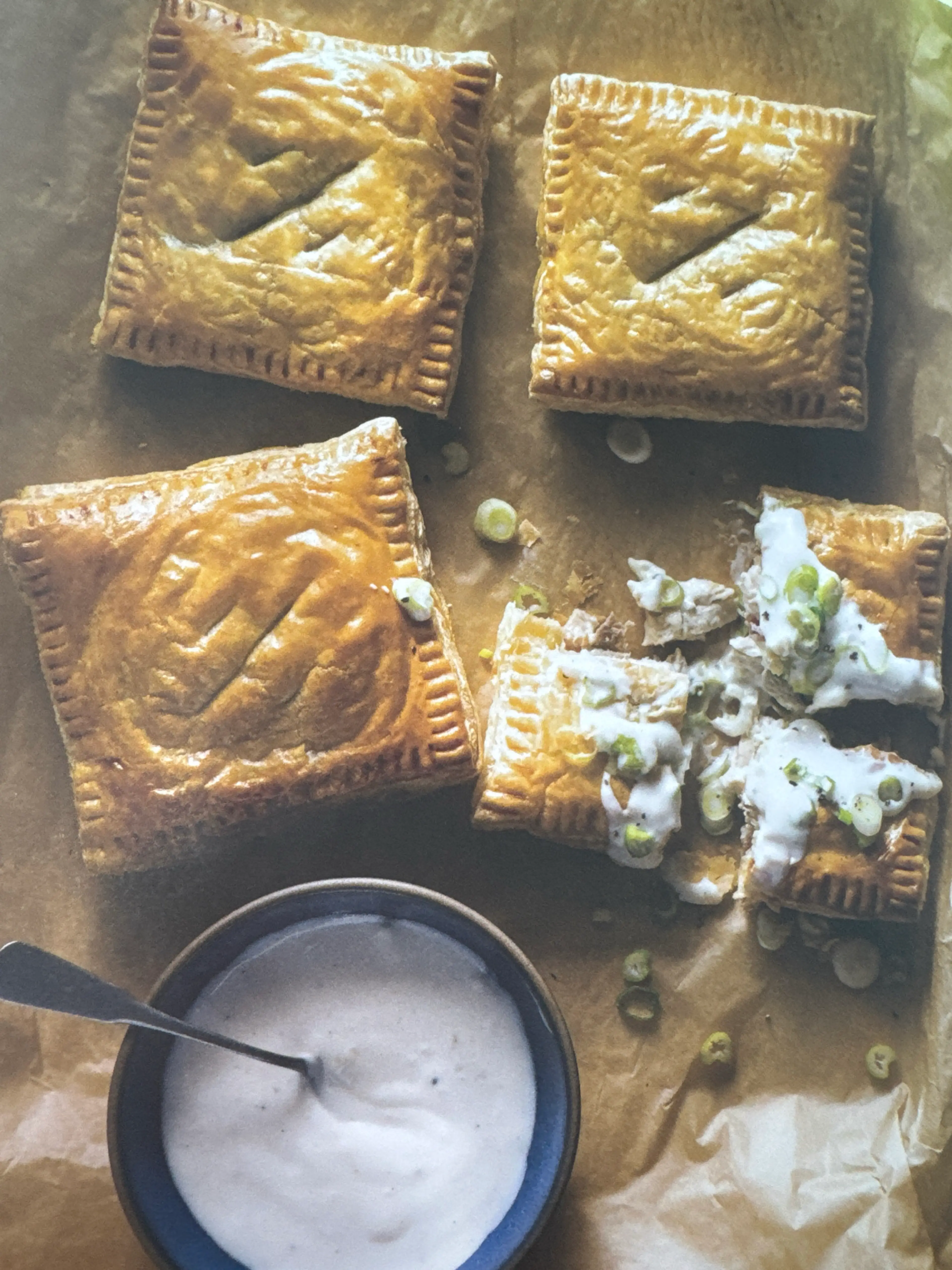 Chicken Puff Pastries WITH BECHAMEL SAUCE