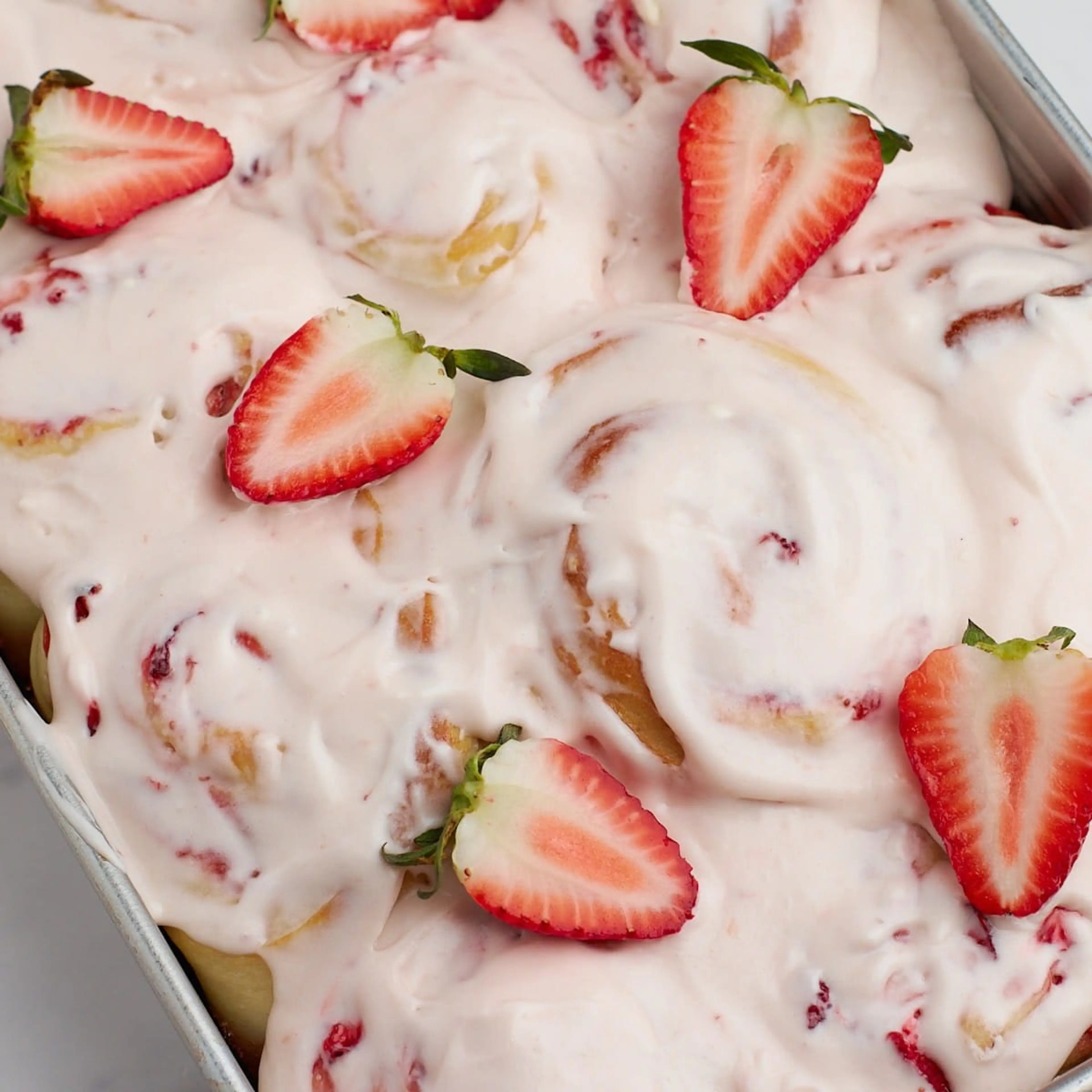 Sourdough Strawberry Rolls