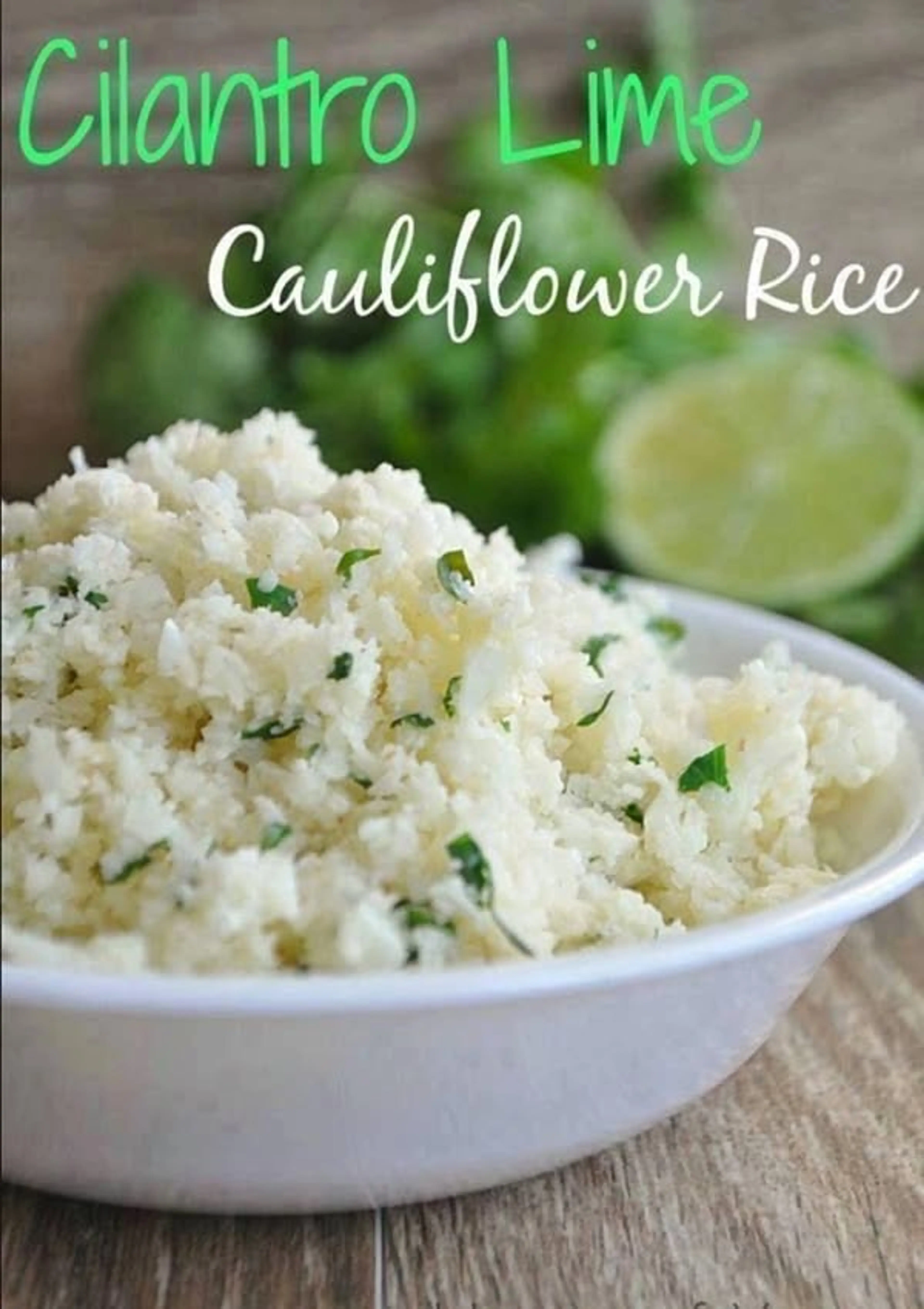 Cilantro Lime Cauliflower Rice