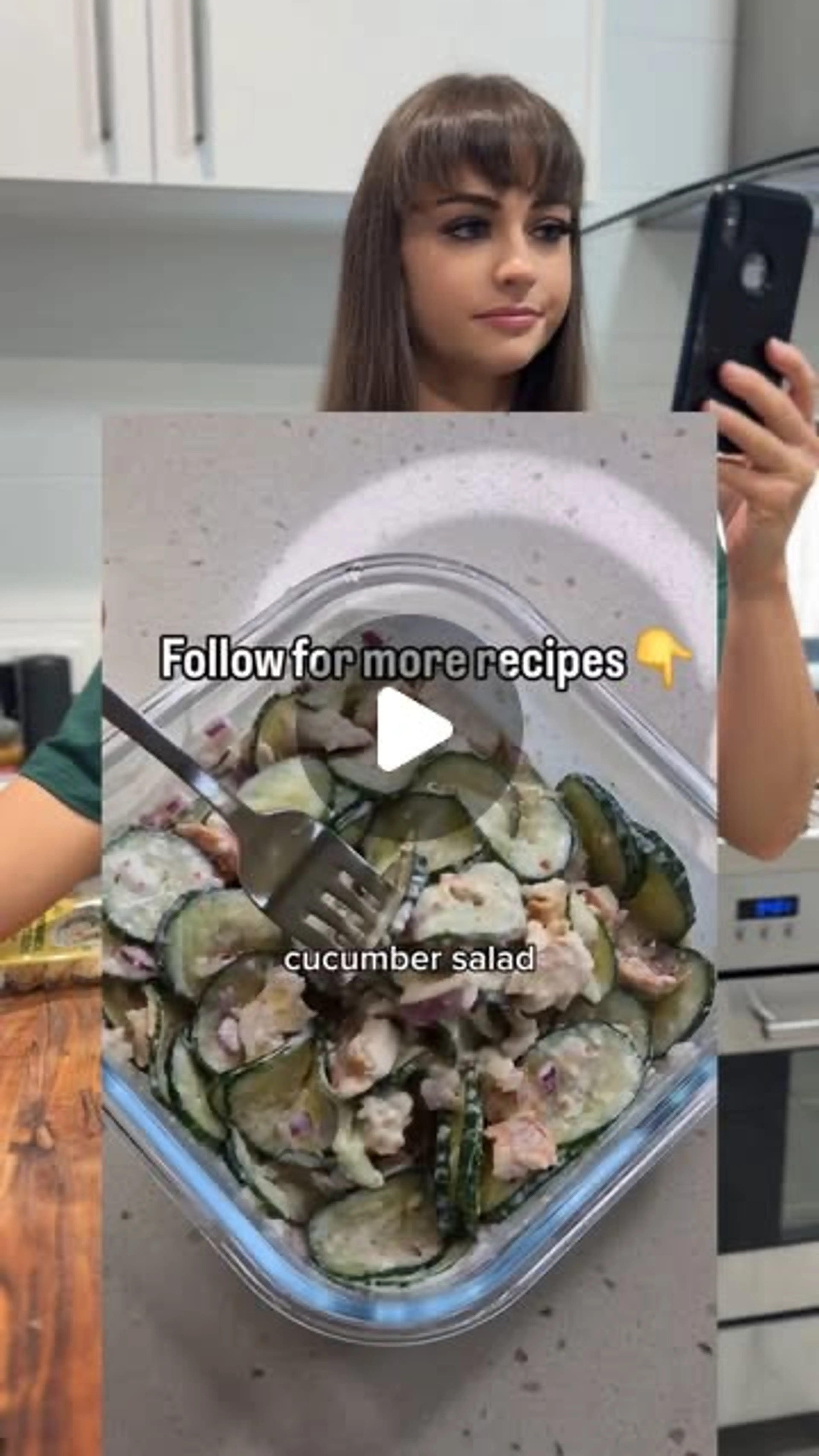 High Protein Cucumber Salad