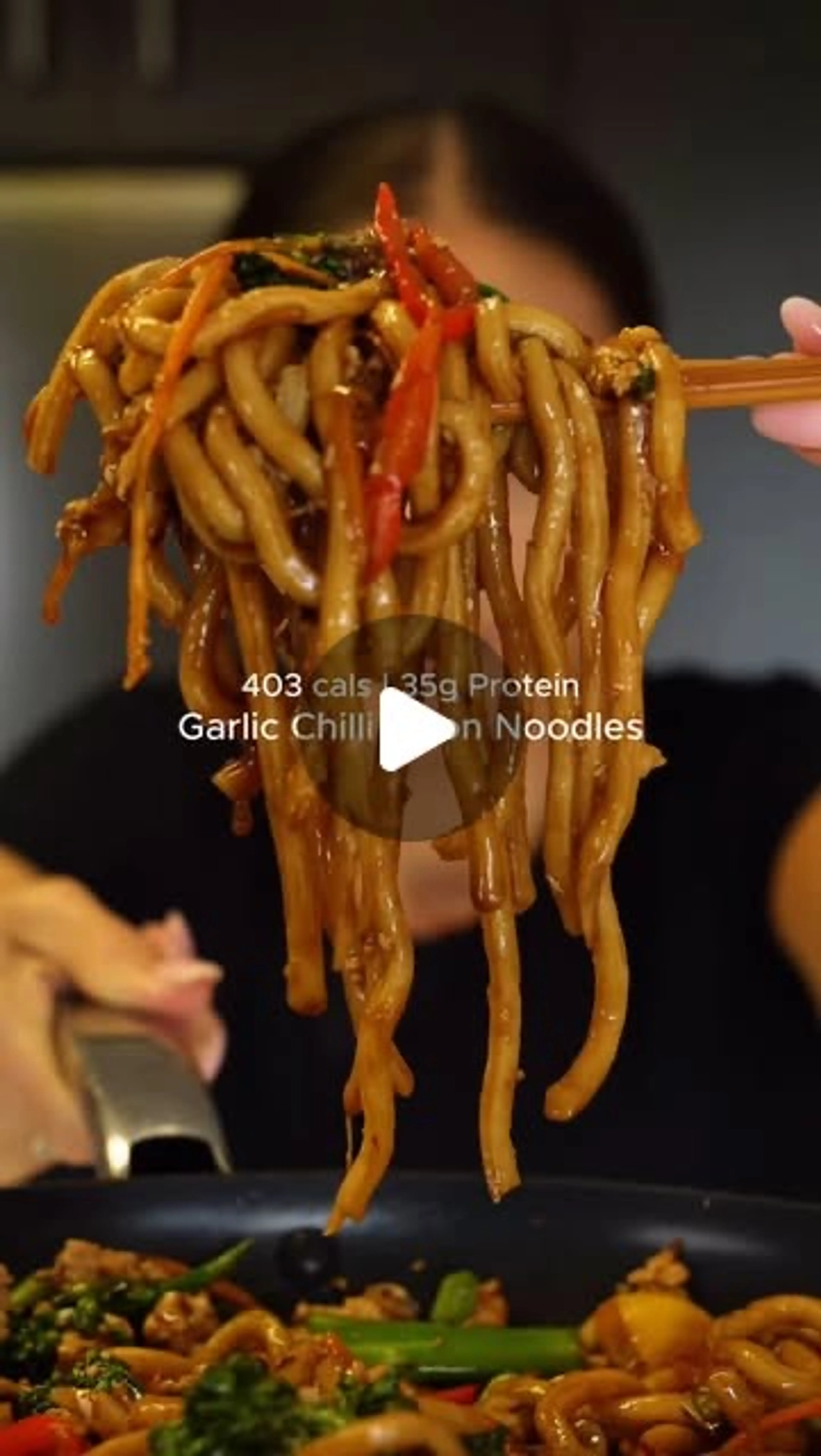 Garlic Chilli Udon Noodles