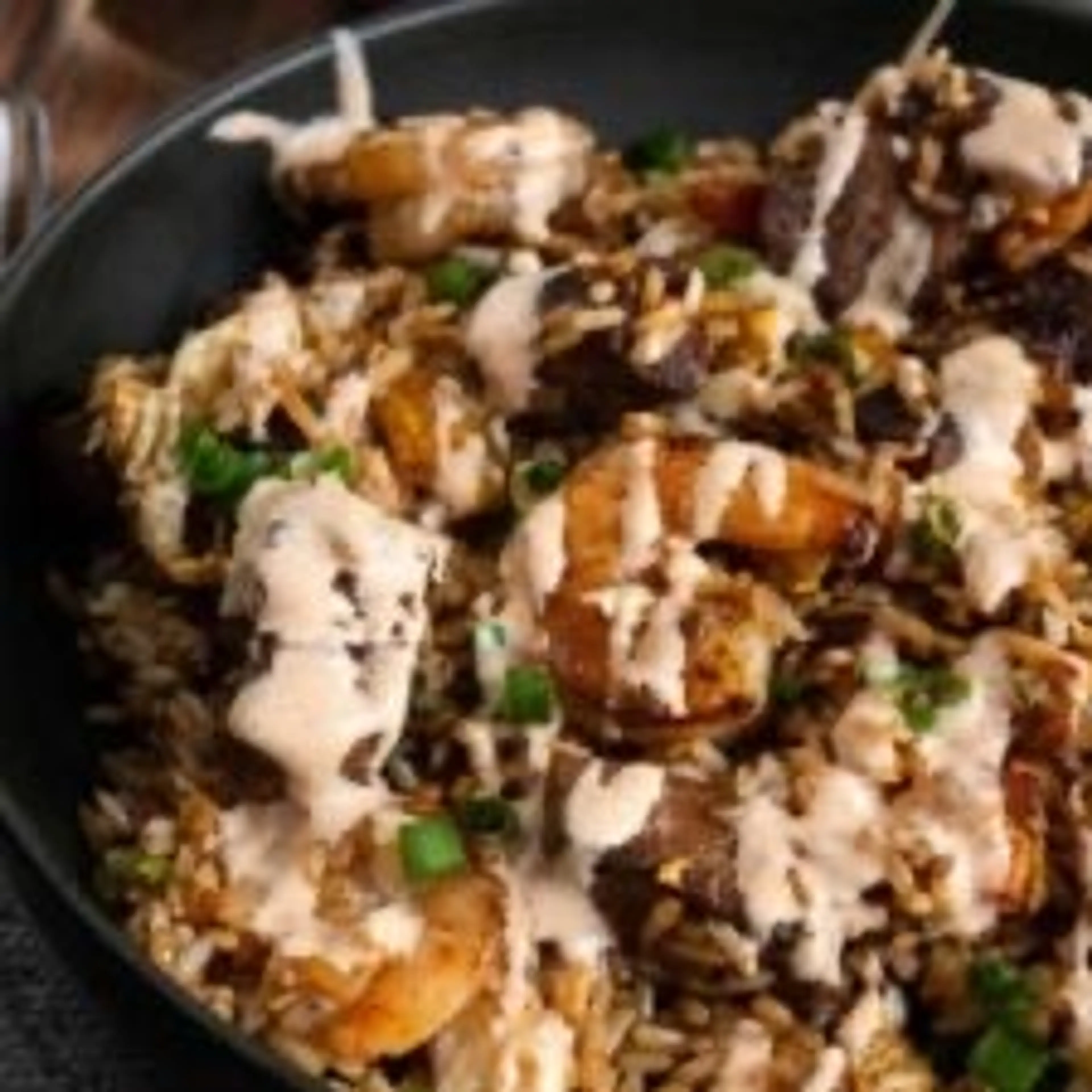 Steak and Shrimp Fried Rice
