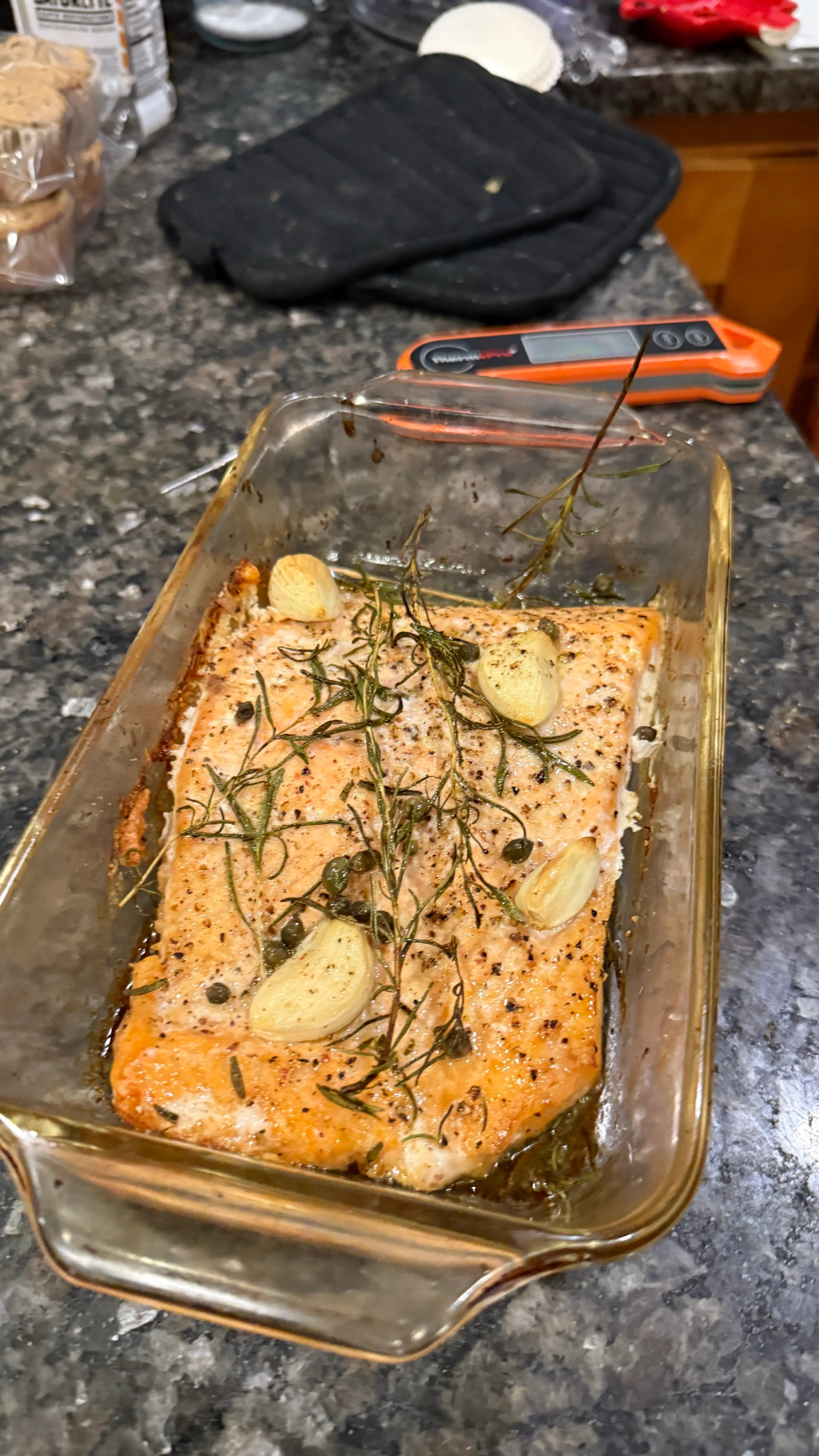 Lemon Garlic Rosemary Salmon