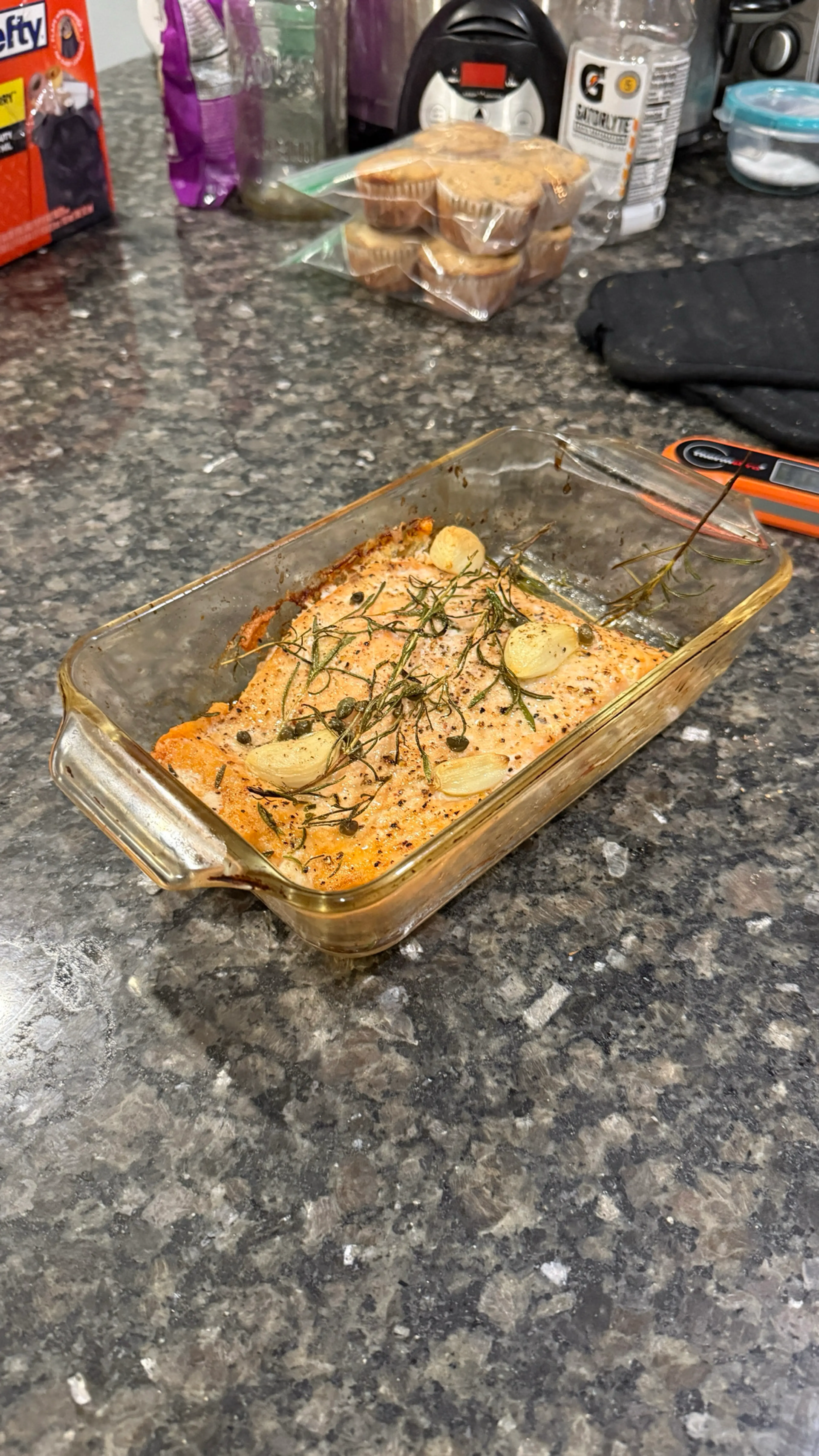 Lemon Garlic Rosemary Salmon