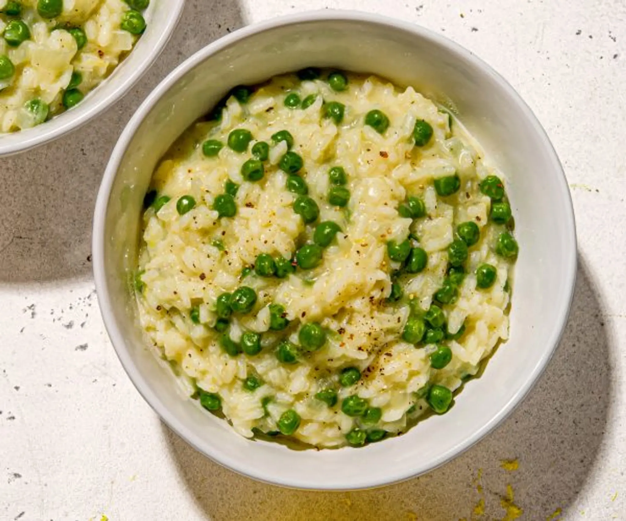 Lemon and Green Pea Risotto