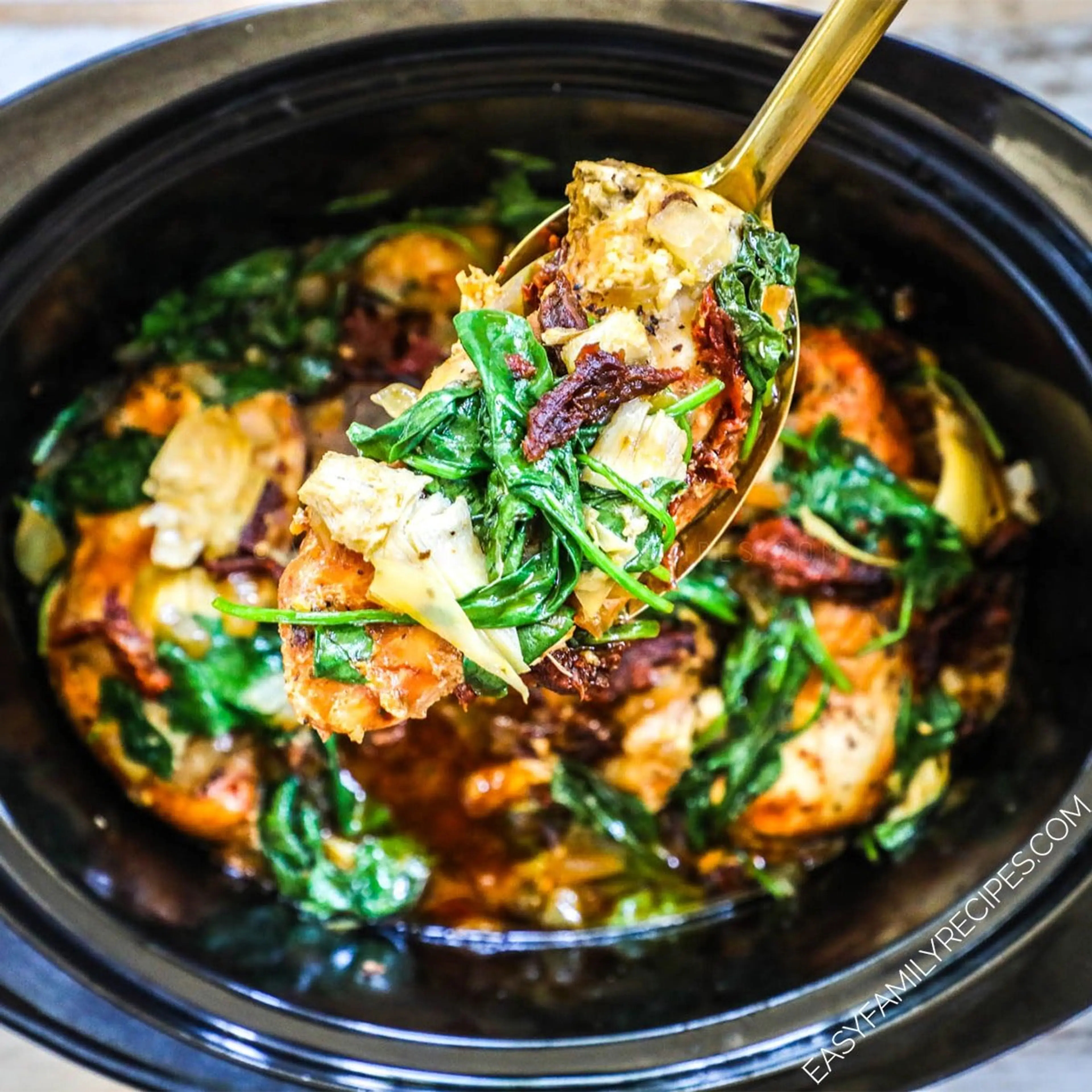 Crock Pot Tuscan Chicken