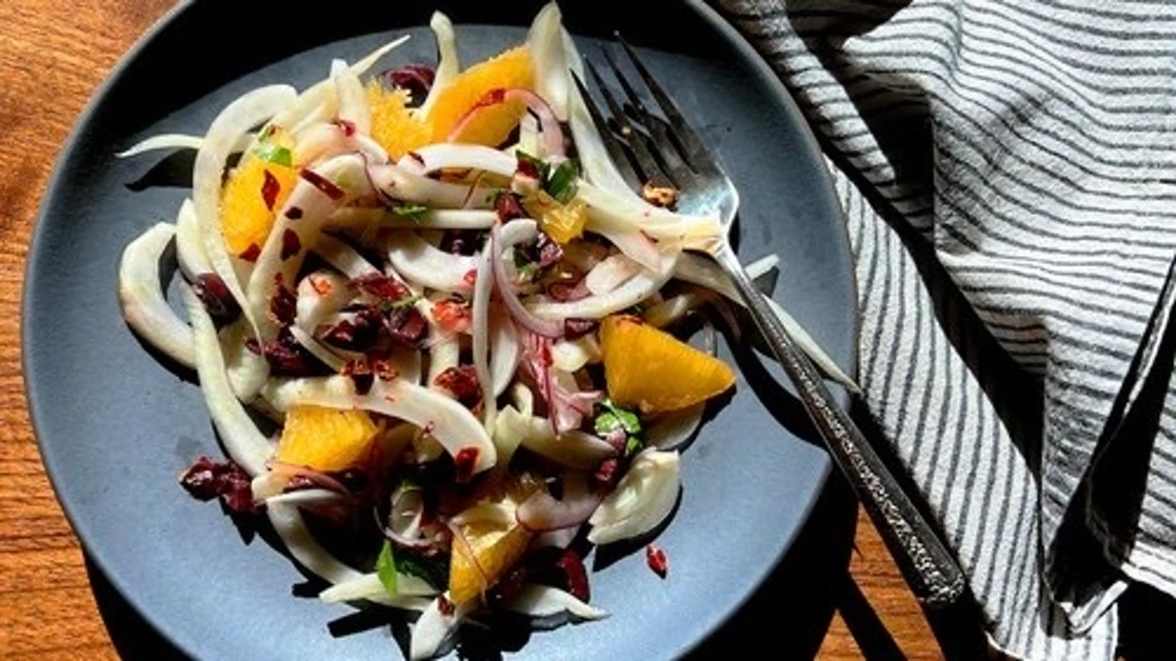 Fennel, Orange and Olive Salad 💛