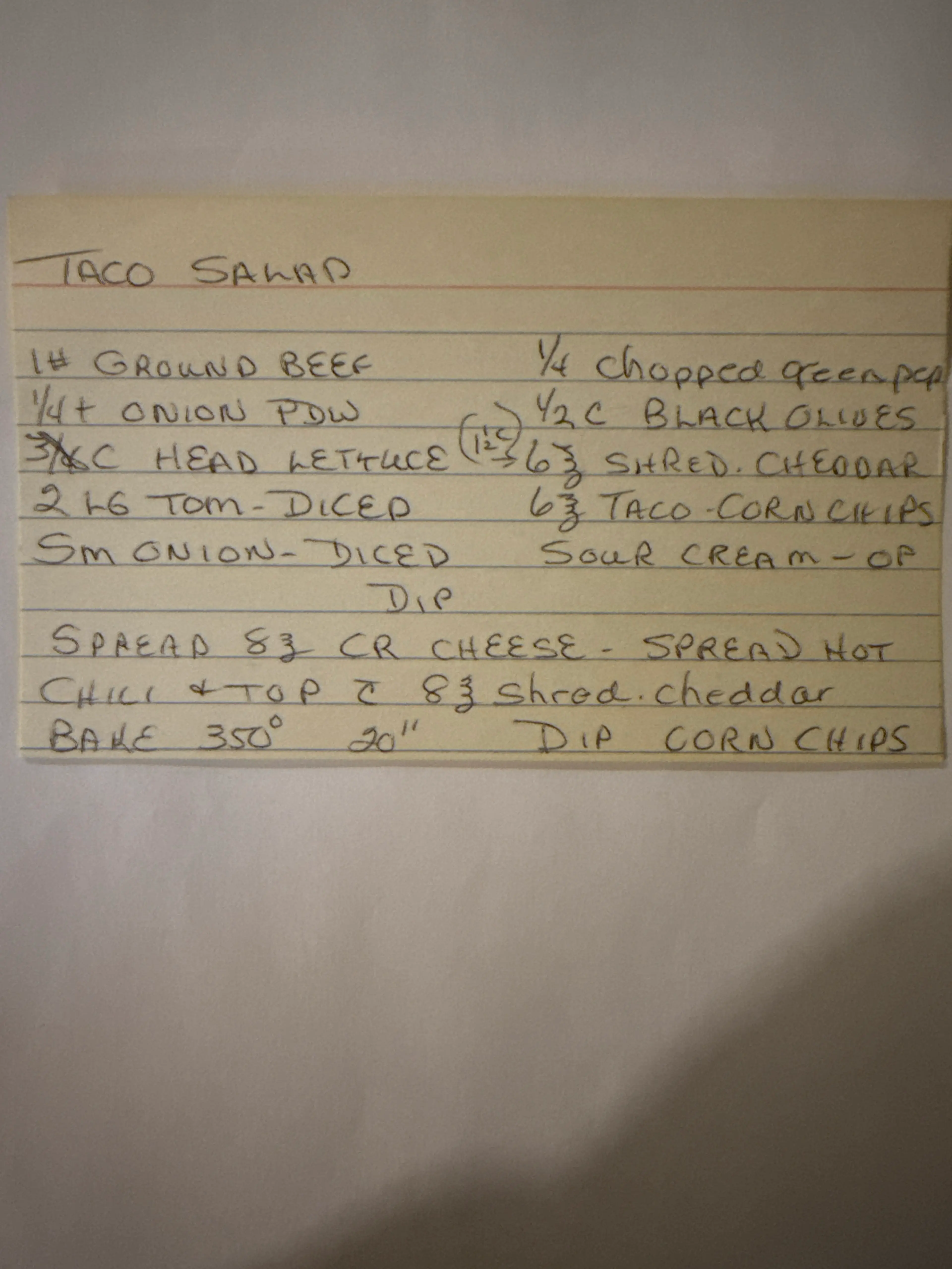 Taco Dip