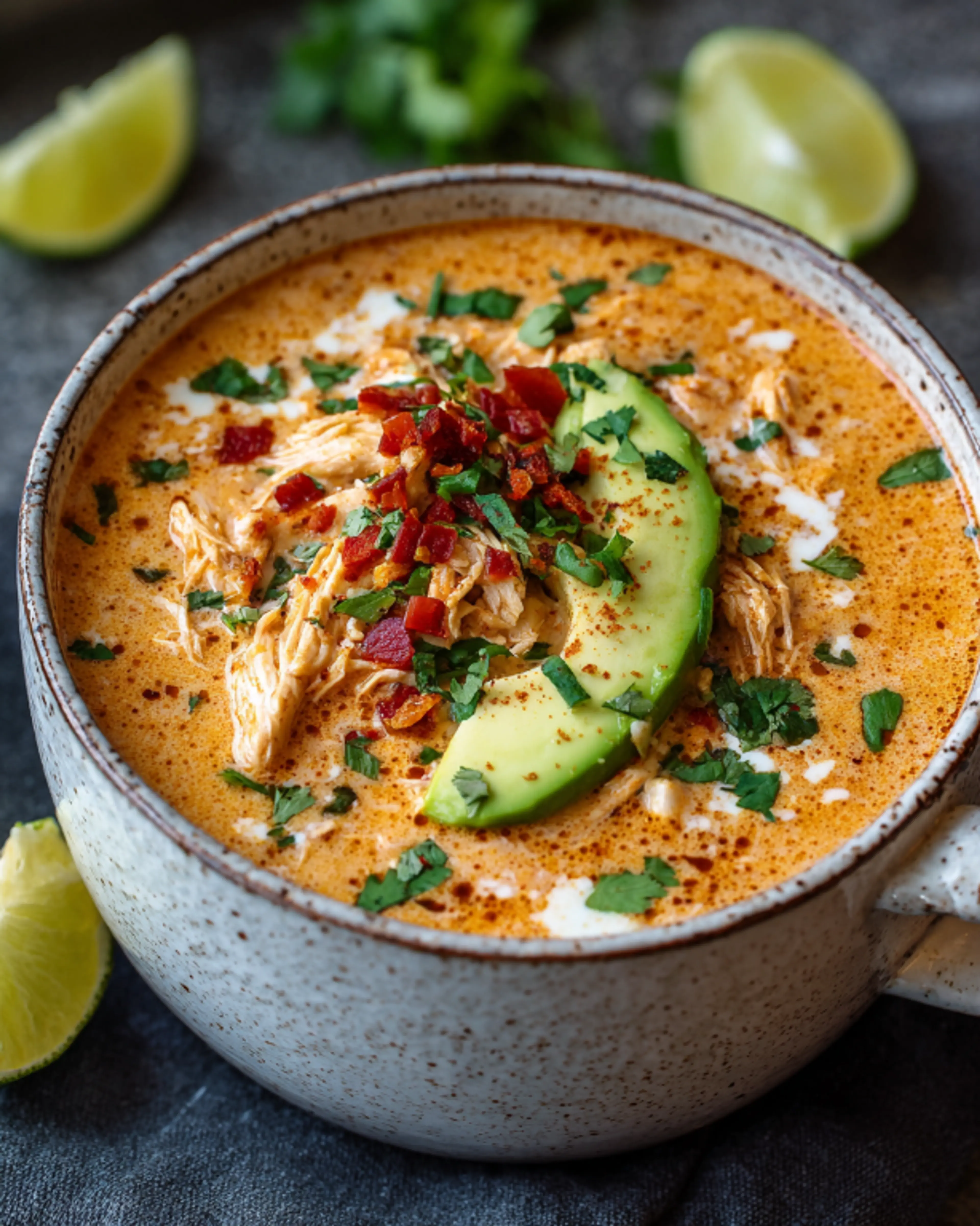 Creamy Chicken Enchilada Soup