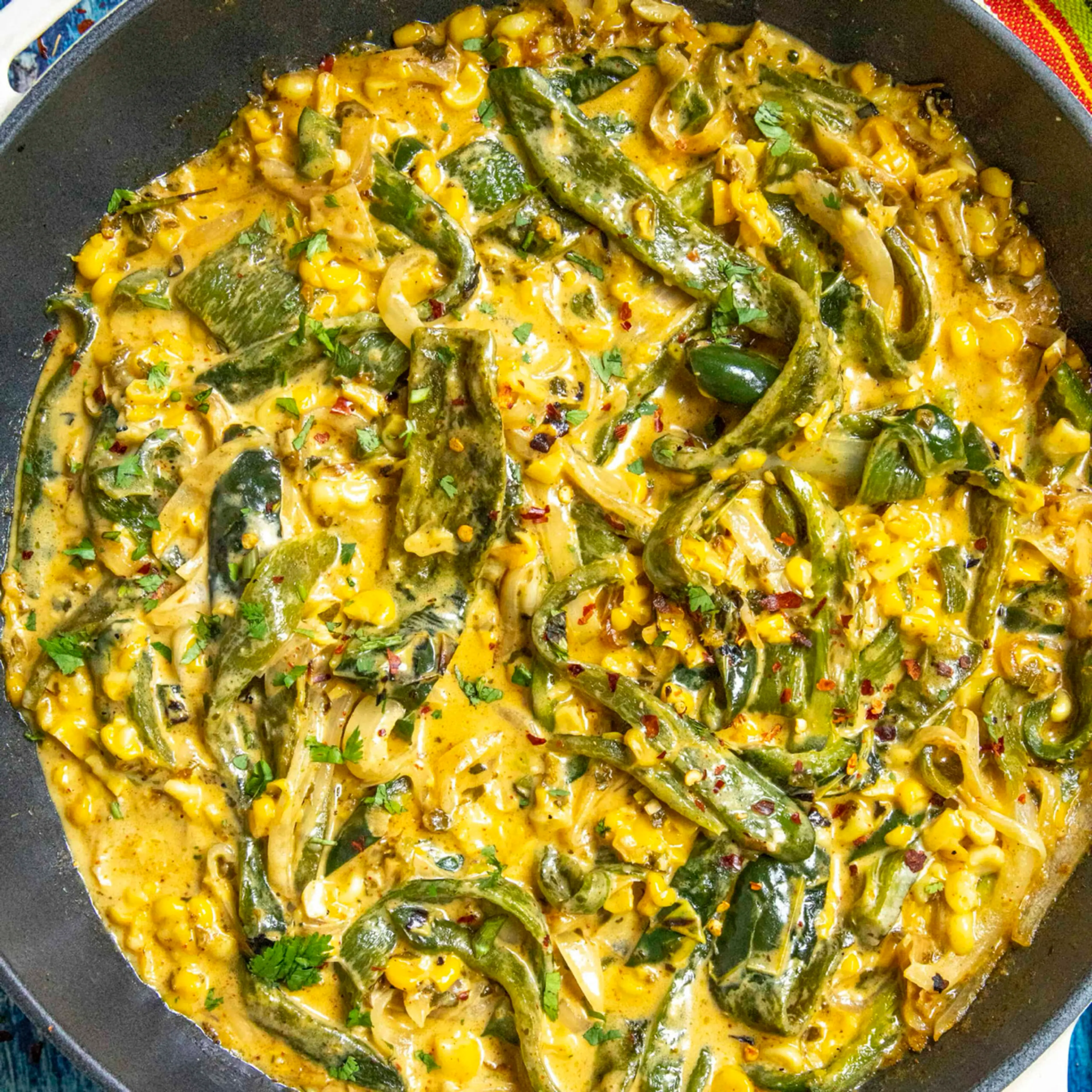 Rajas con Crema