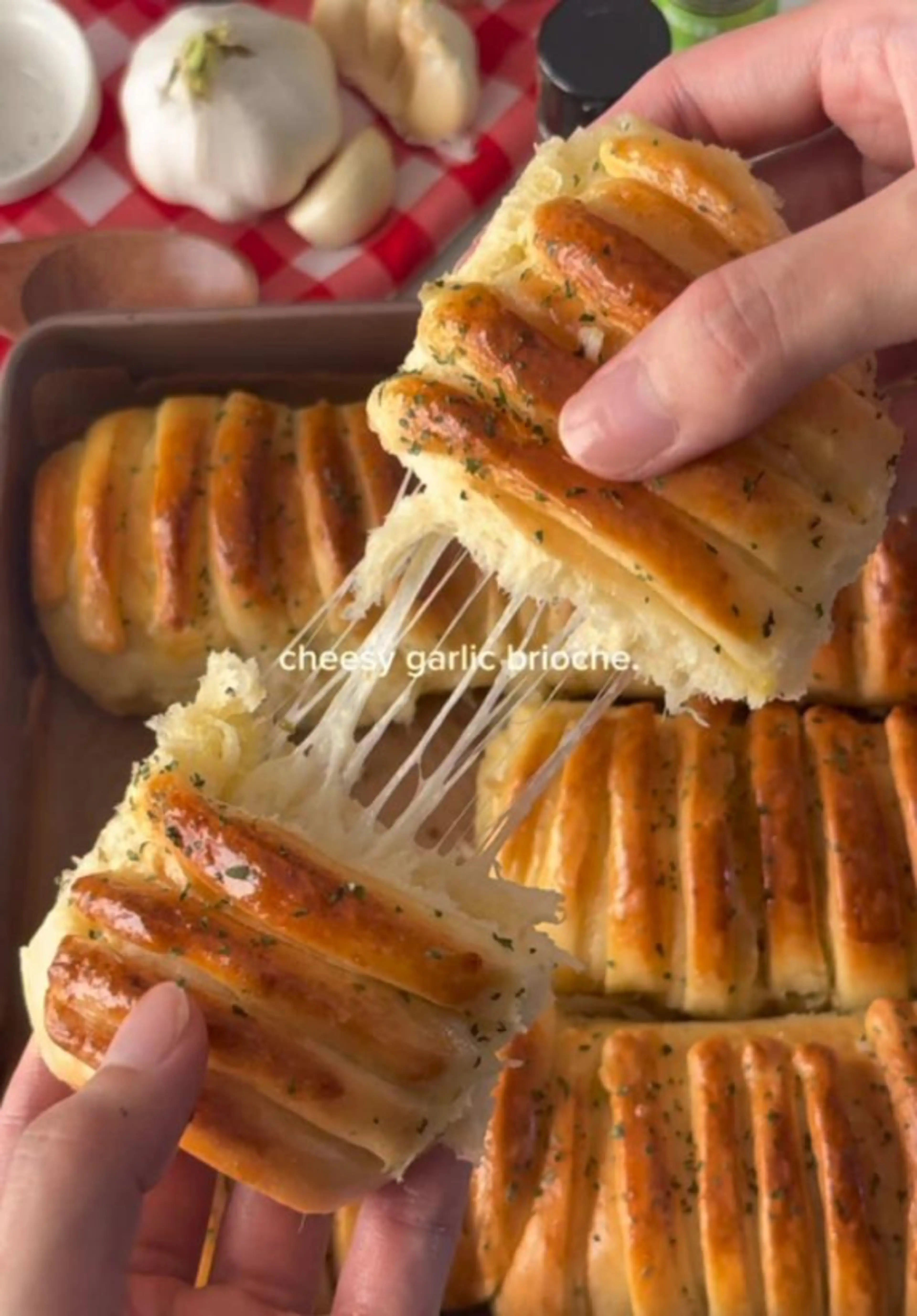 Cheesy Garlic Brioche