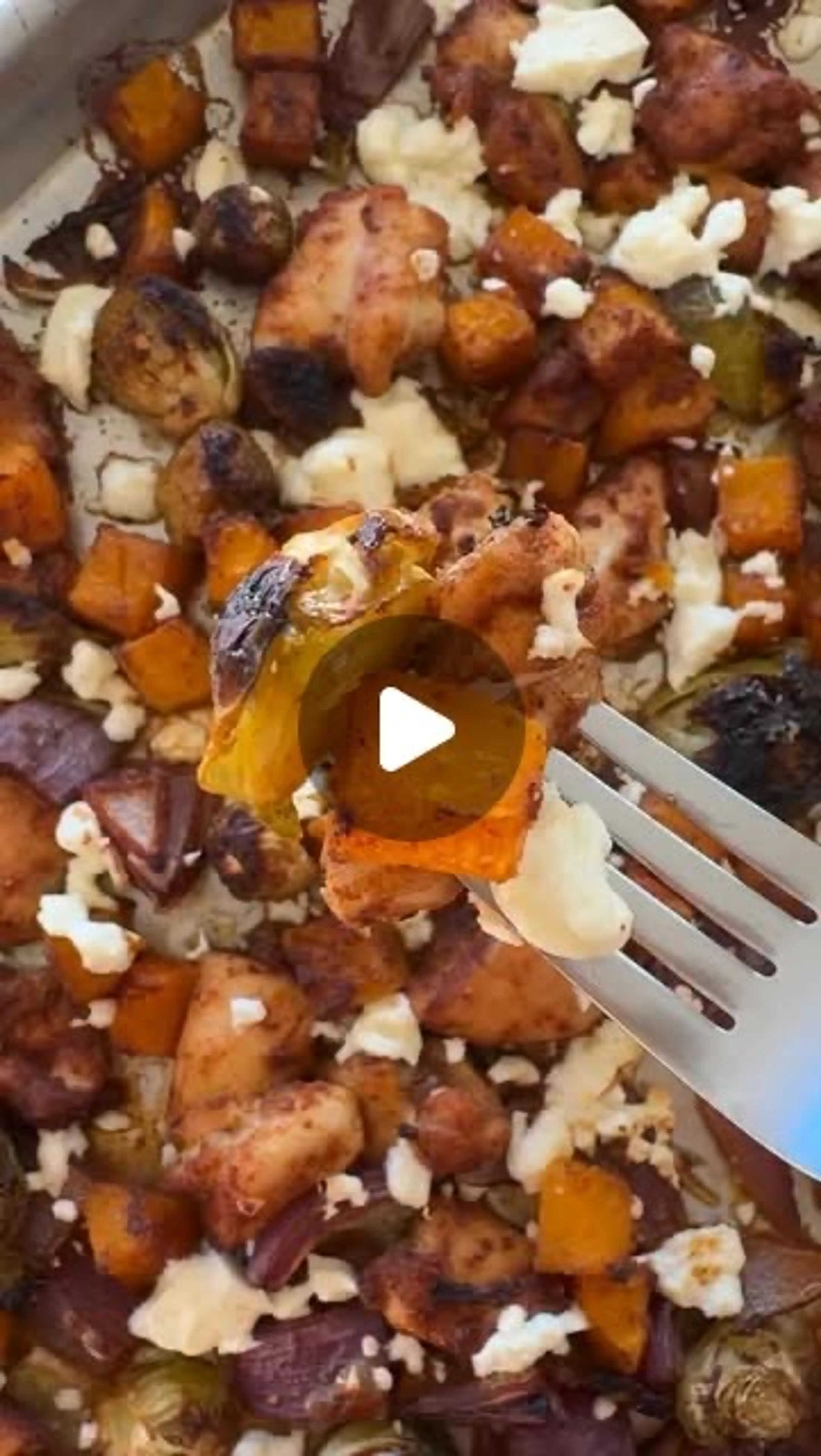 Fall Chicken Feta Sheet pan Chicken