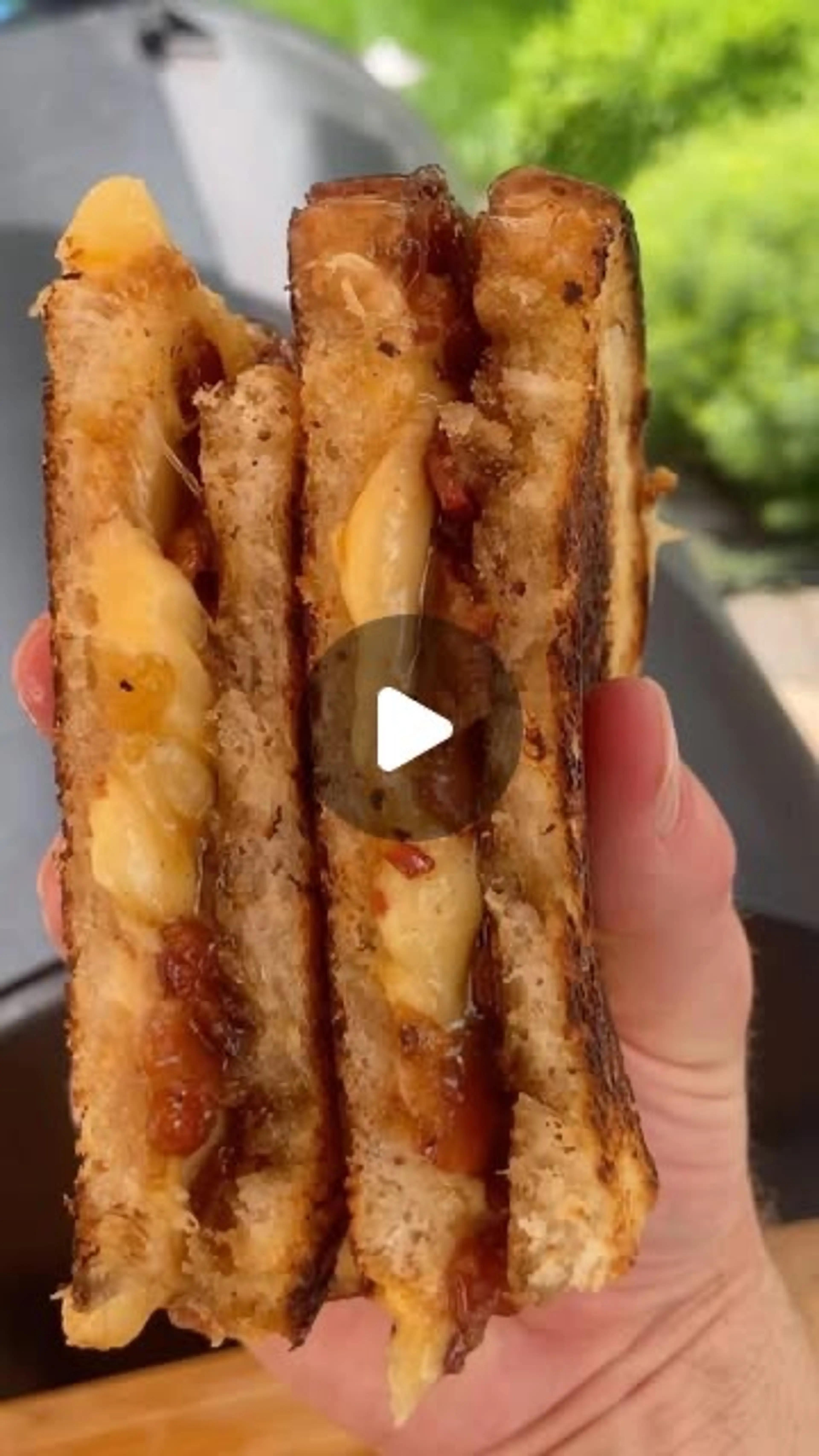 Bourbon Bacon Jam Grilled Cheese