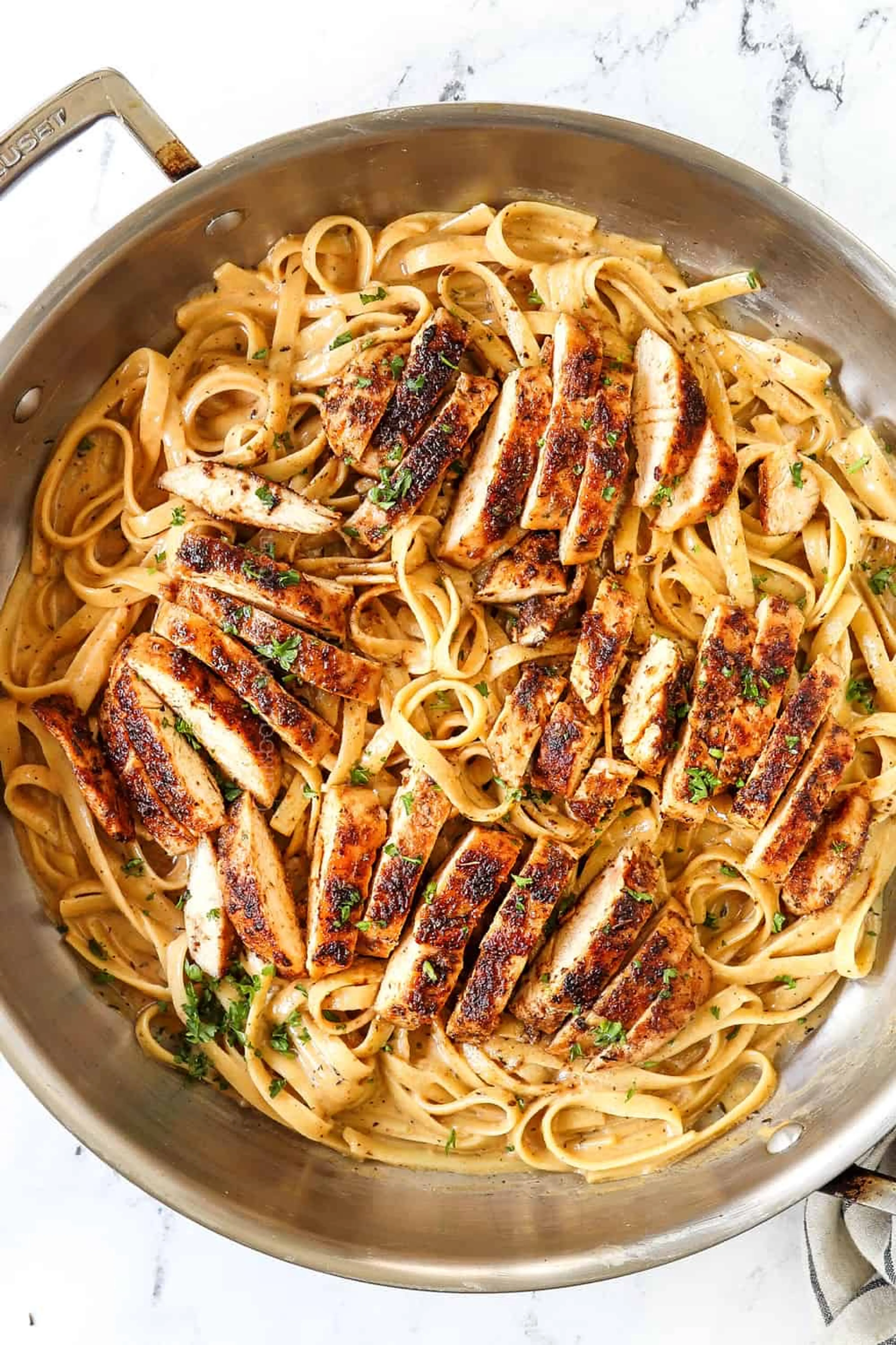 Blackened Chicken Alfredo