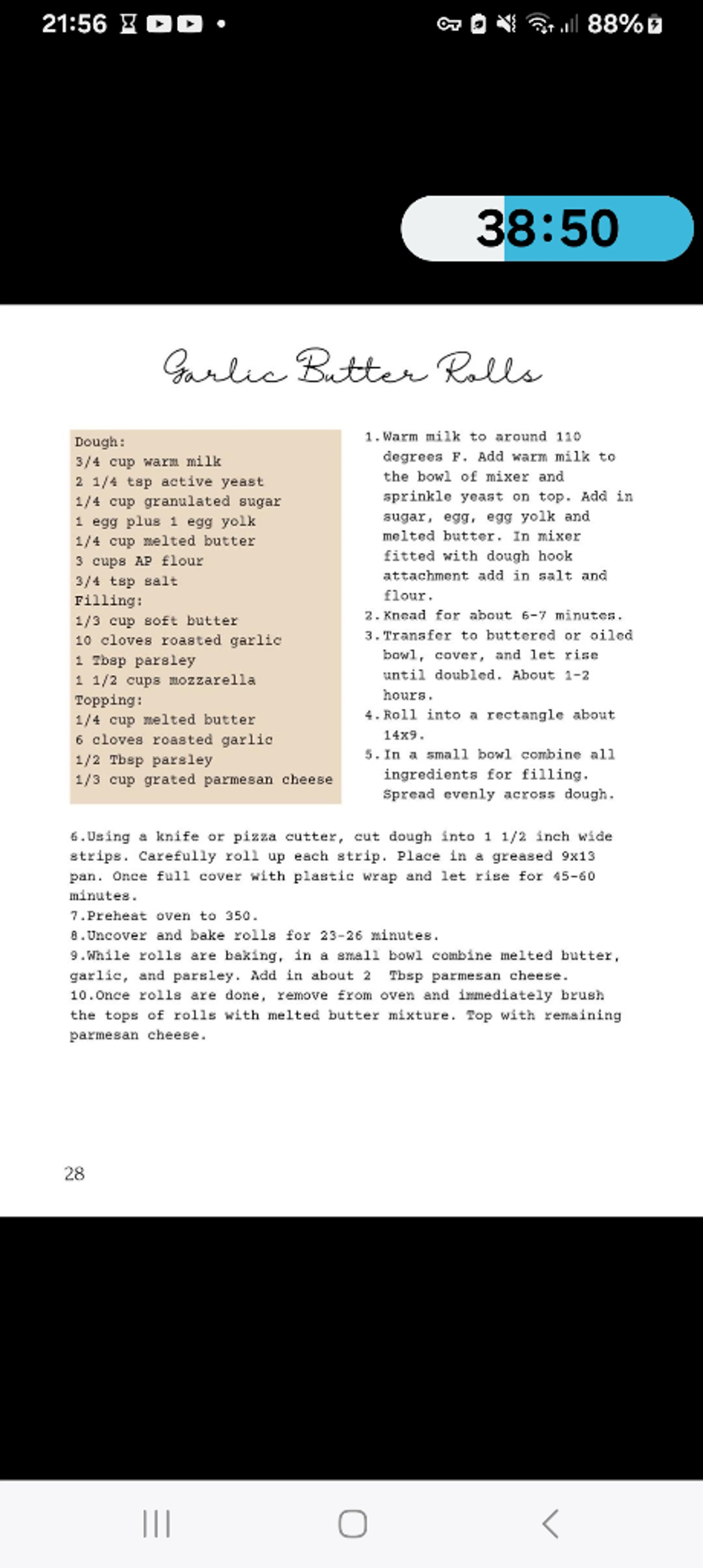 Garlic Butter Rolls