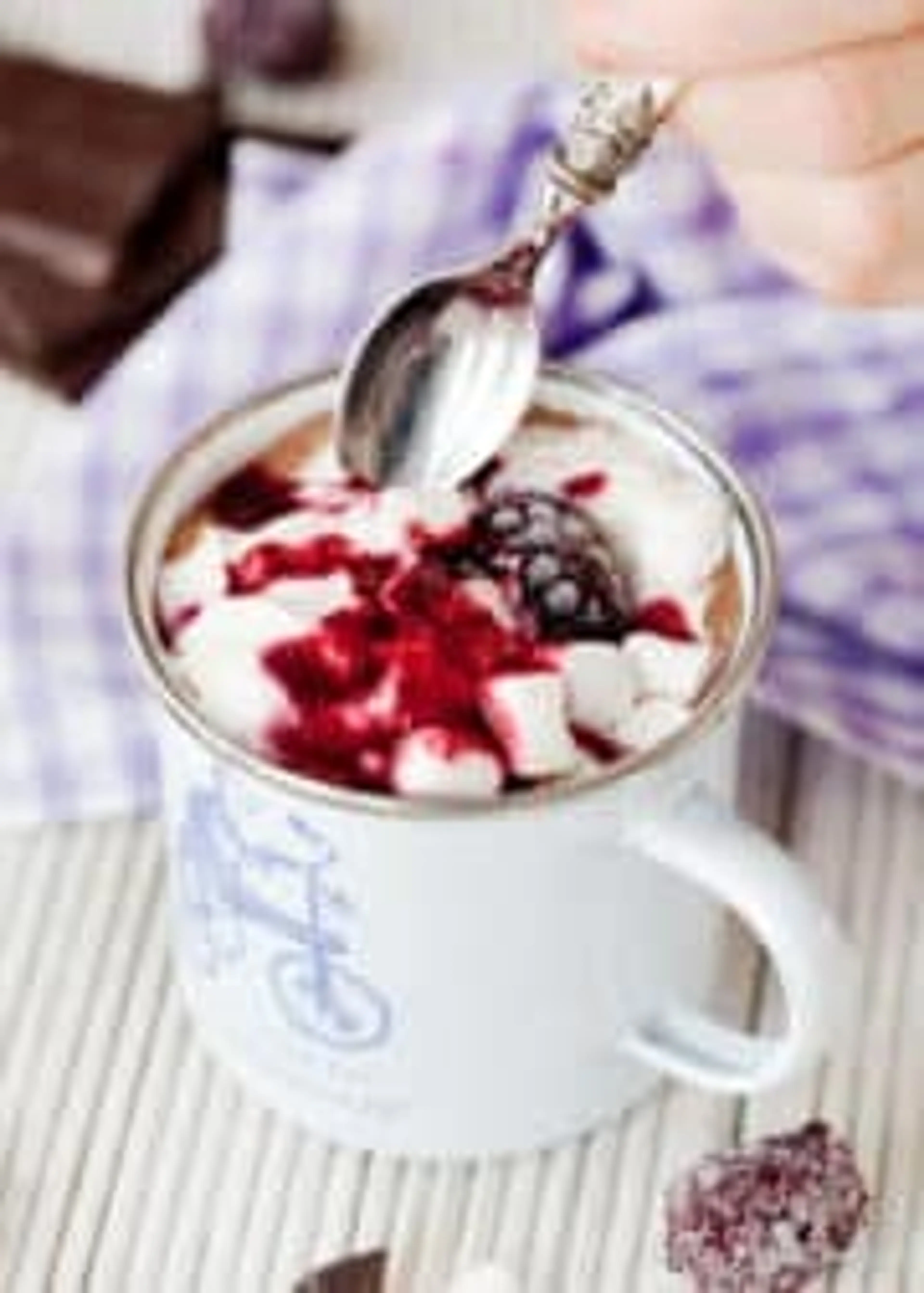 Blackberry Hot Chocolate