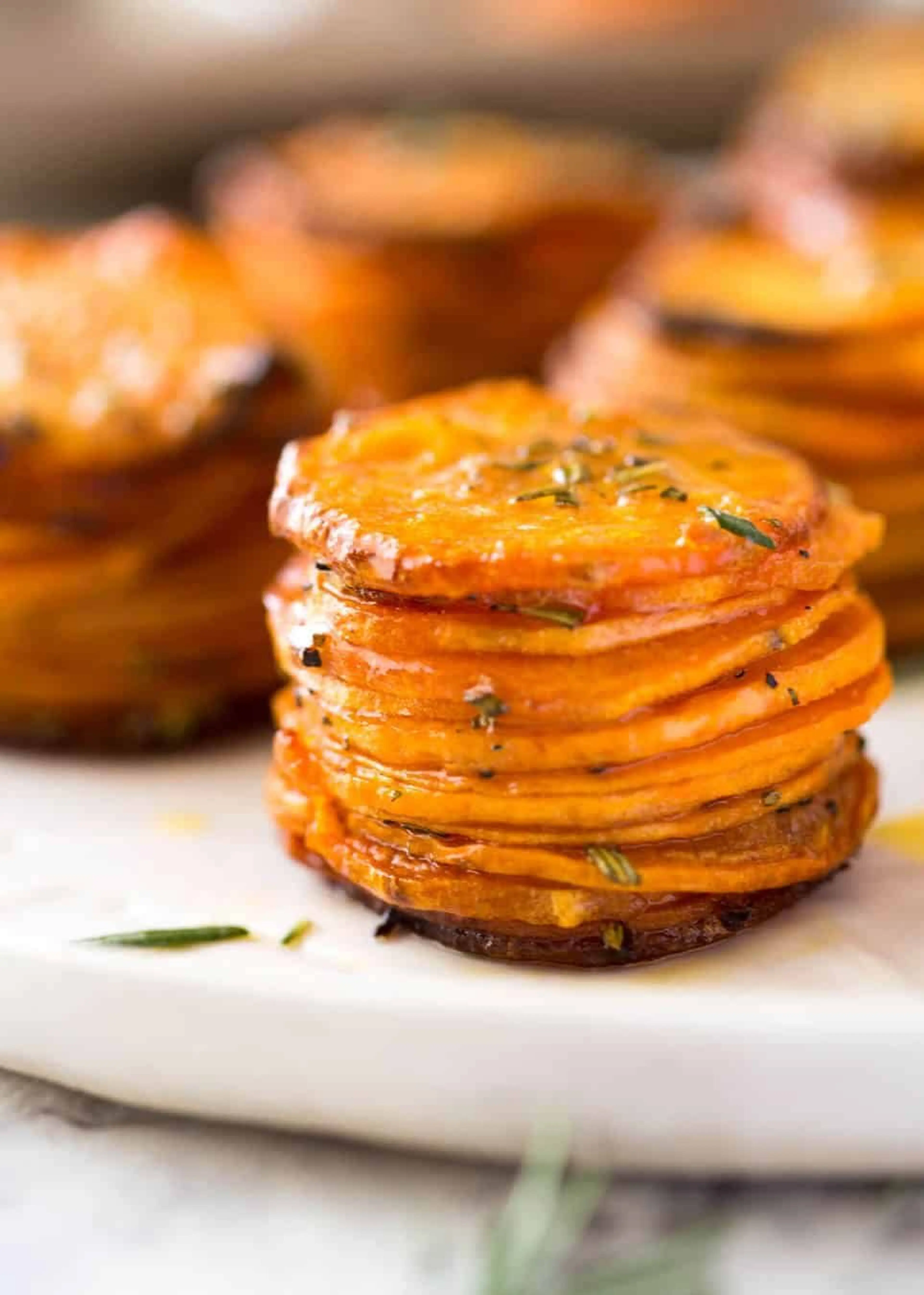 Roasted Sweet Potato Stacks