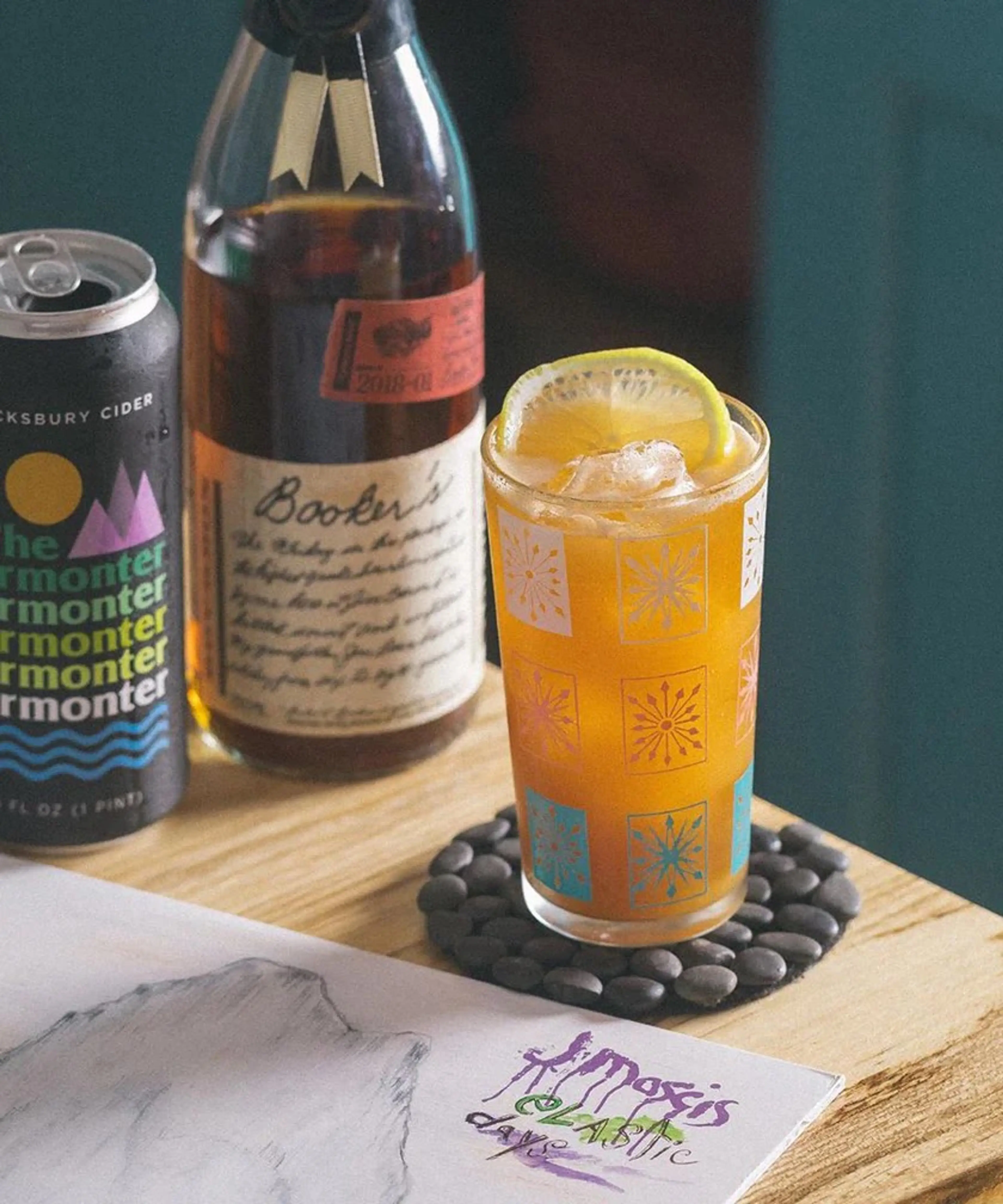 Bourbon Apple Cider Highball