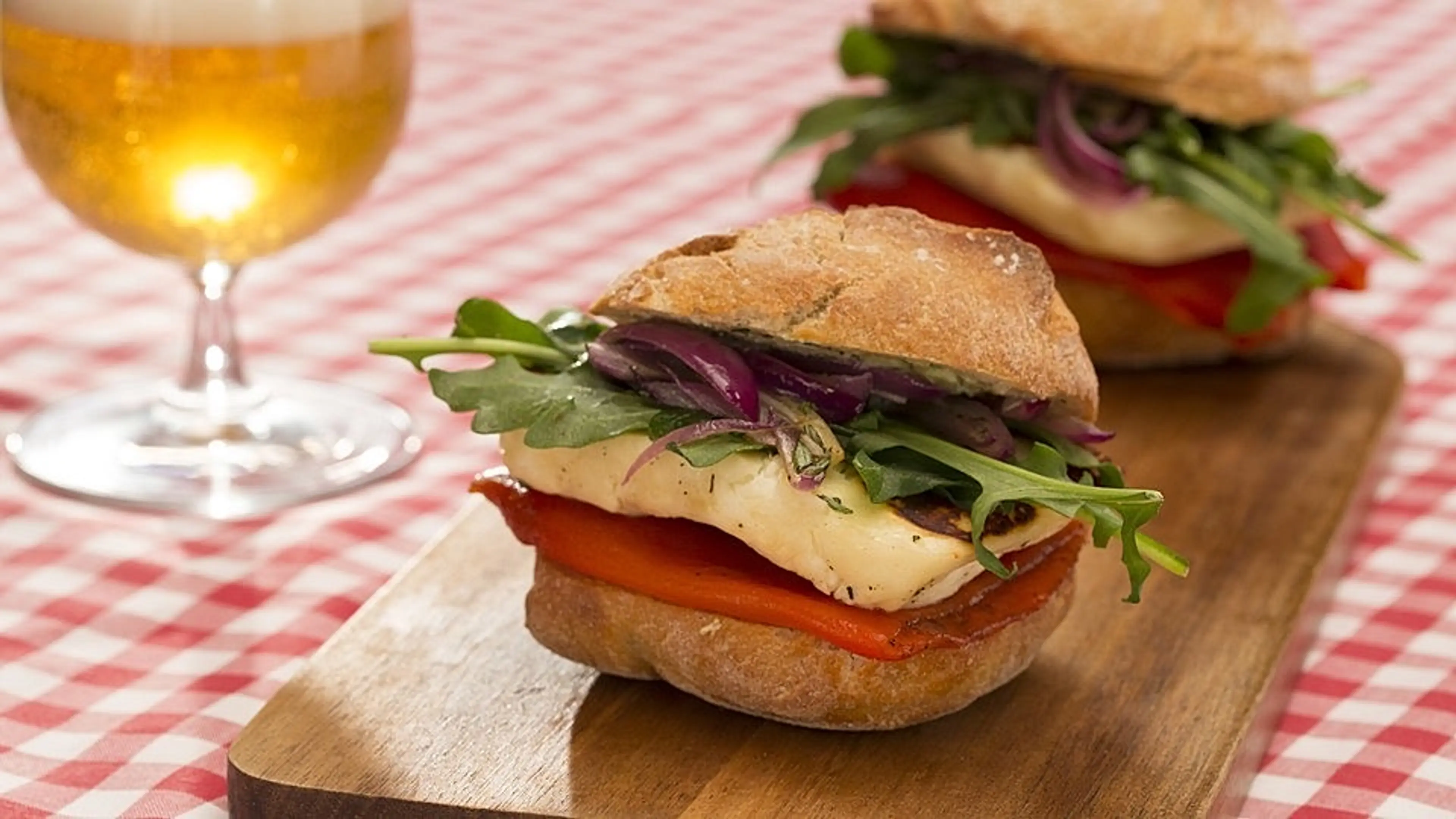 Halloumi-Burger