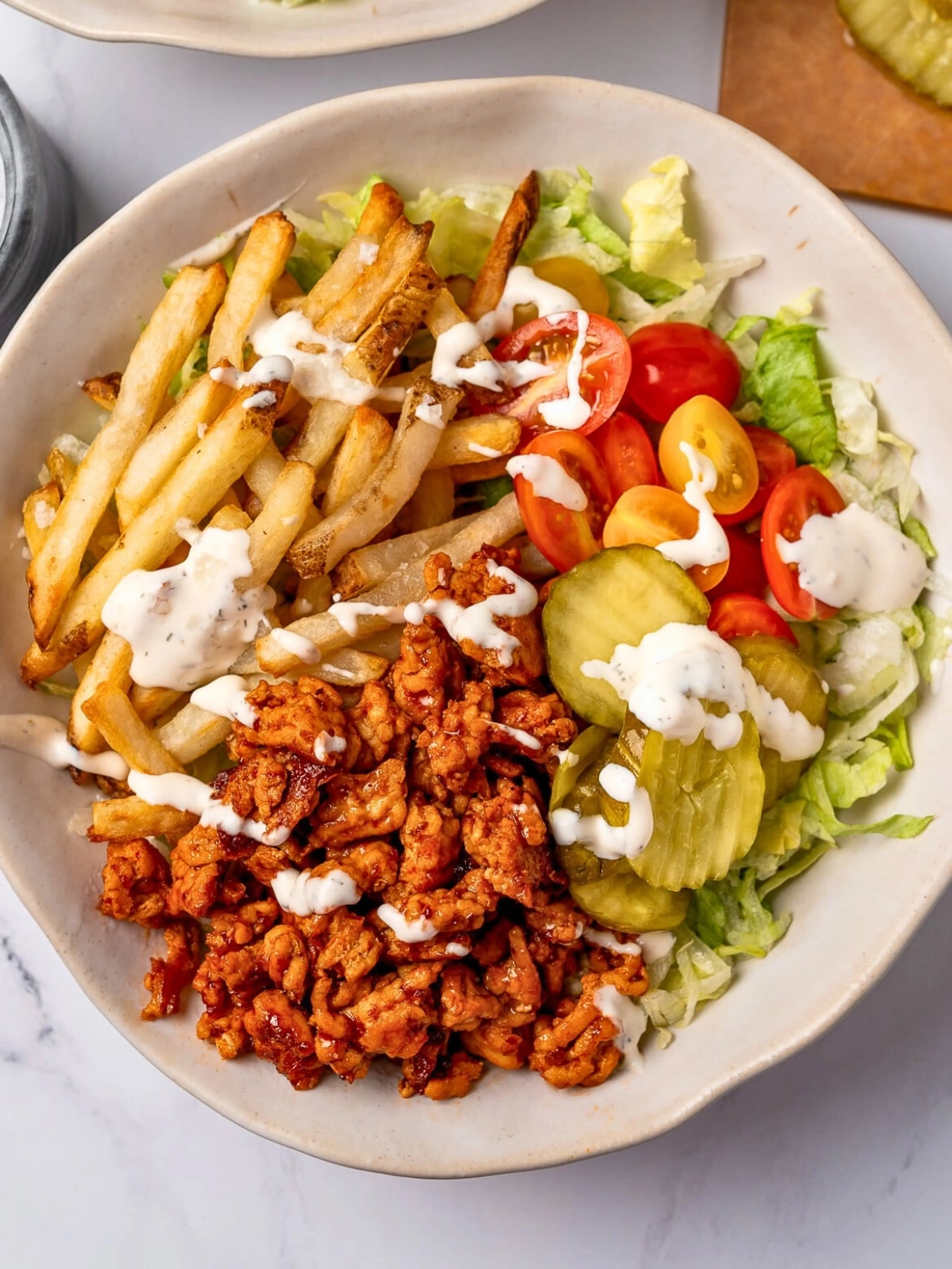 Honey Chipotle Turkey Burger Bowls