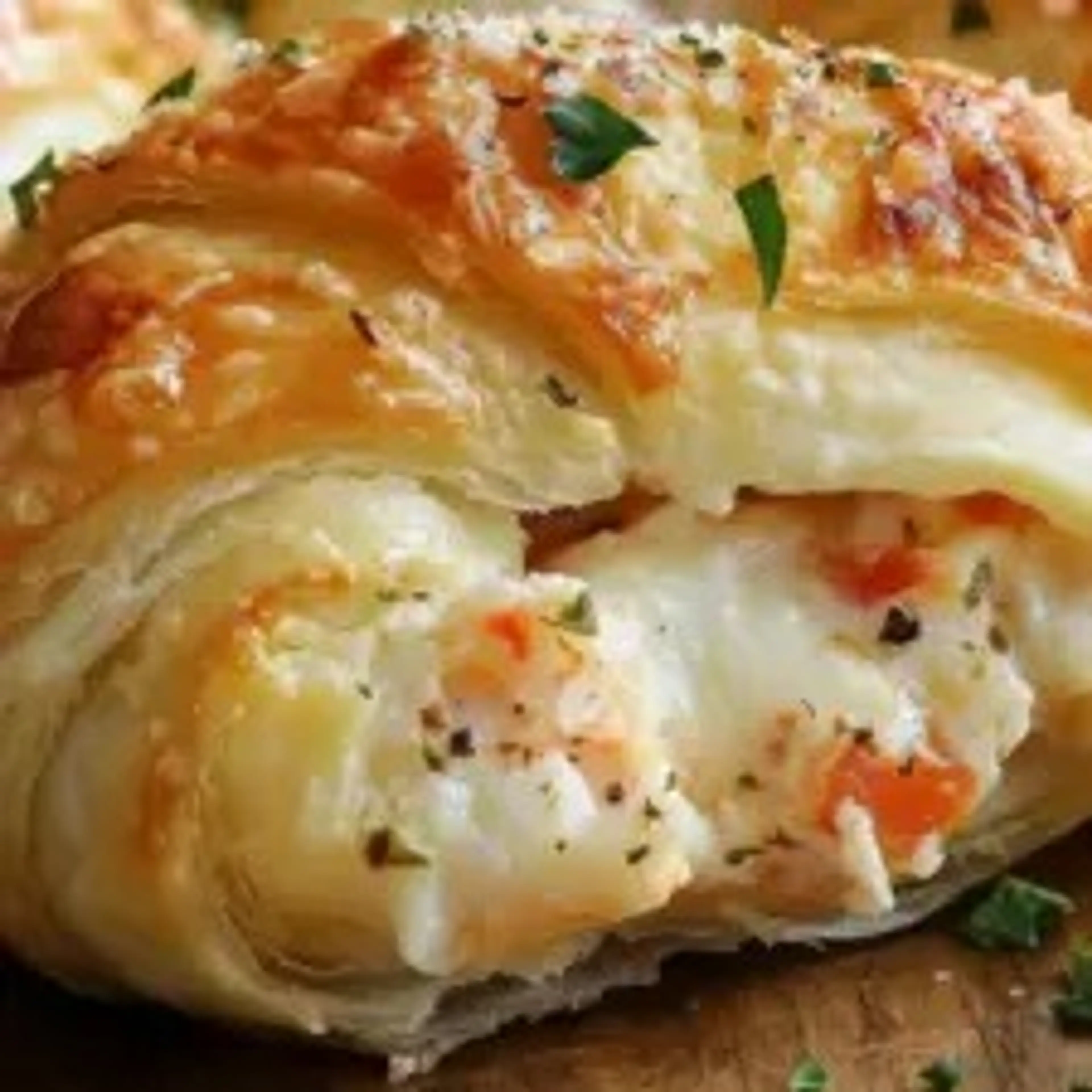 Crab & Cheese Crescent Delight